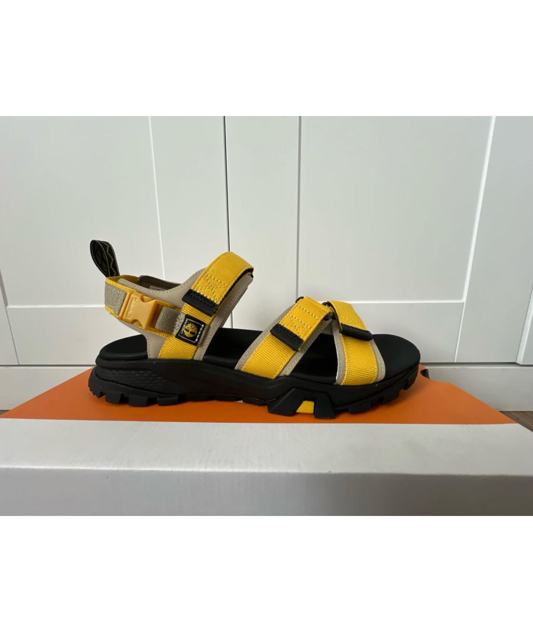 TIMBERLAND Желтые текстильные сандалии, фото 2