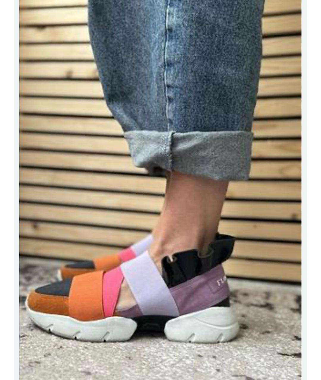 EMILIO PUCCI Мульти текстильные кроссовки, фото 7