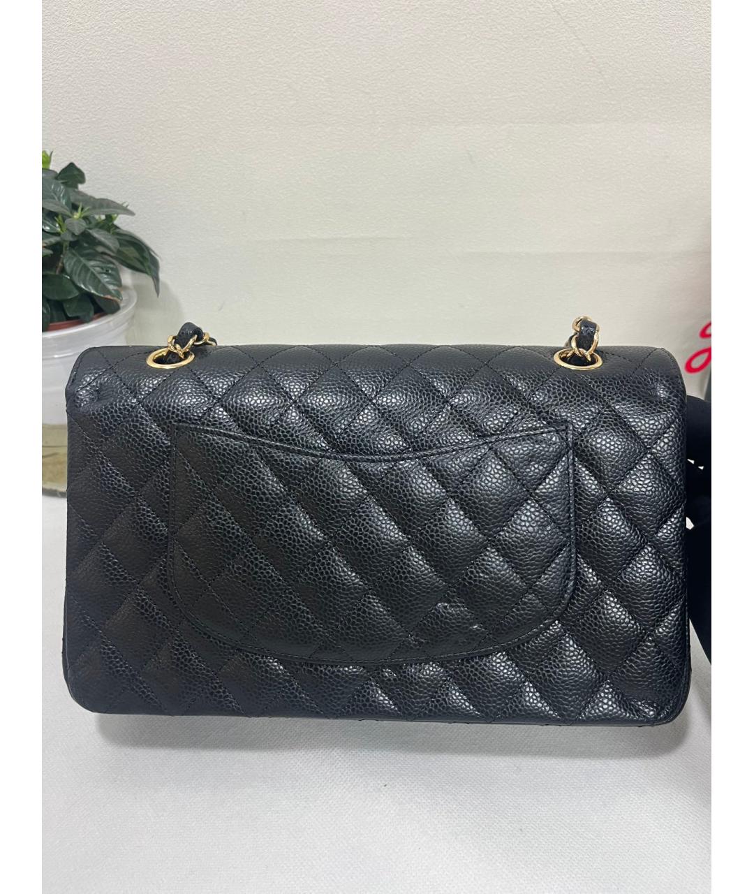 CHANEL Черная кожаная сумка через плечо, фото 2
