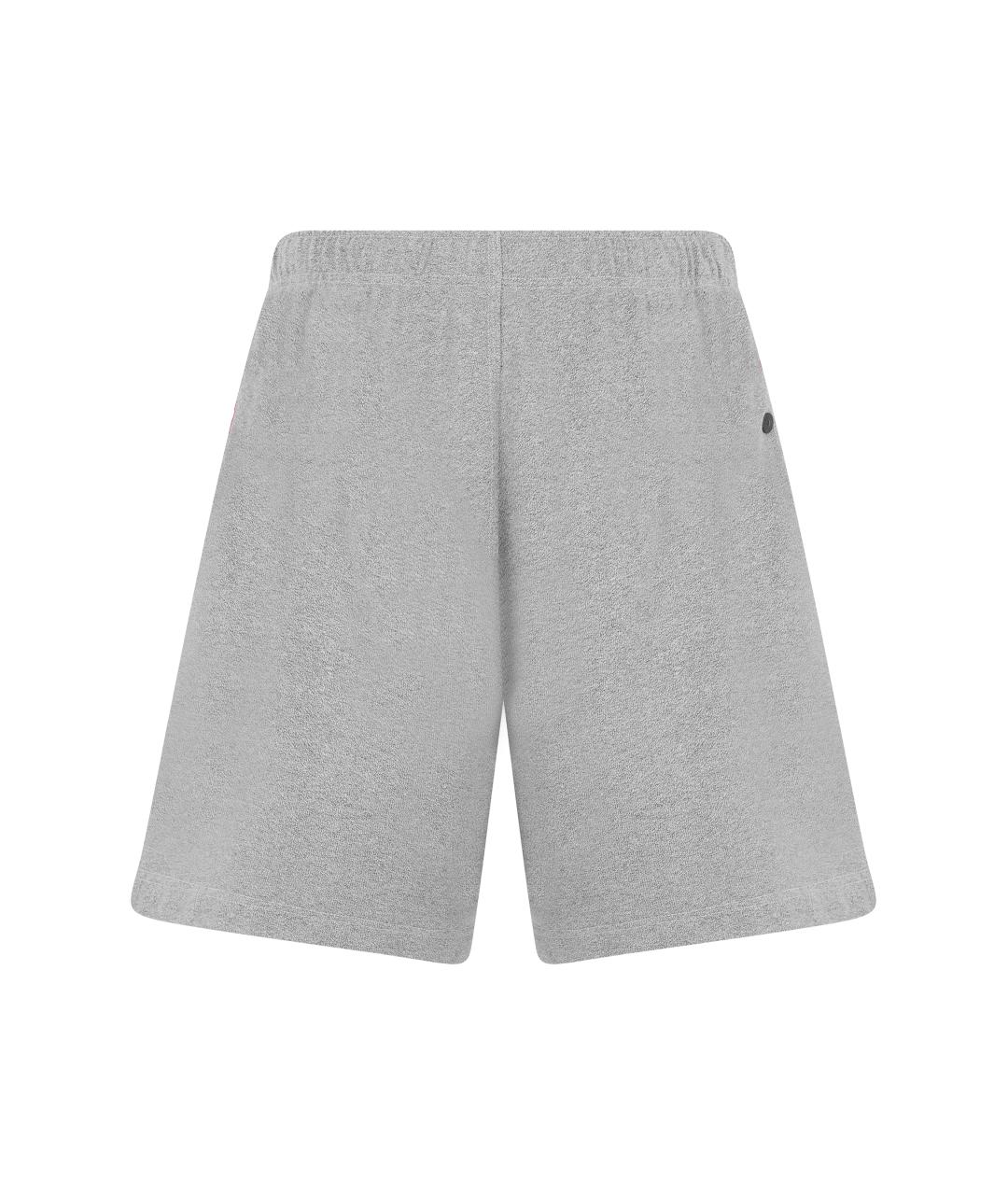 STONE ISLAND Серые хлопковые шорты, фото 2