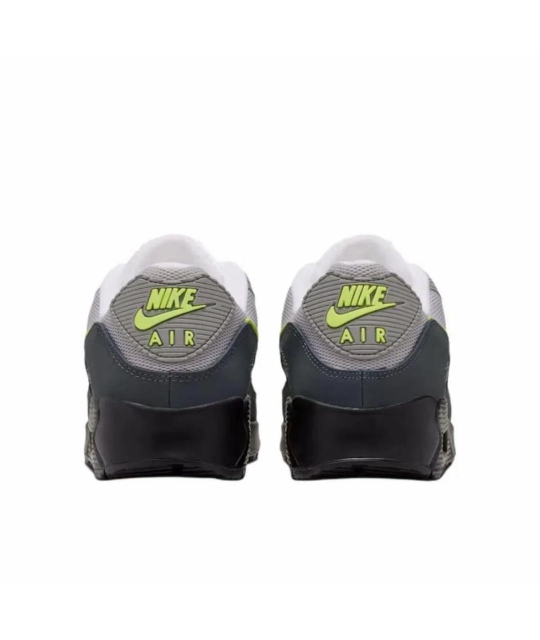 NIKE Серые синтетические низкие кроссовки / кеды, фото 4