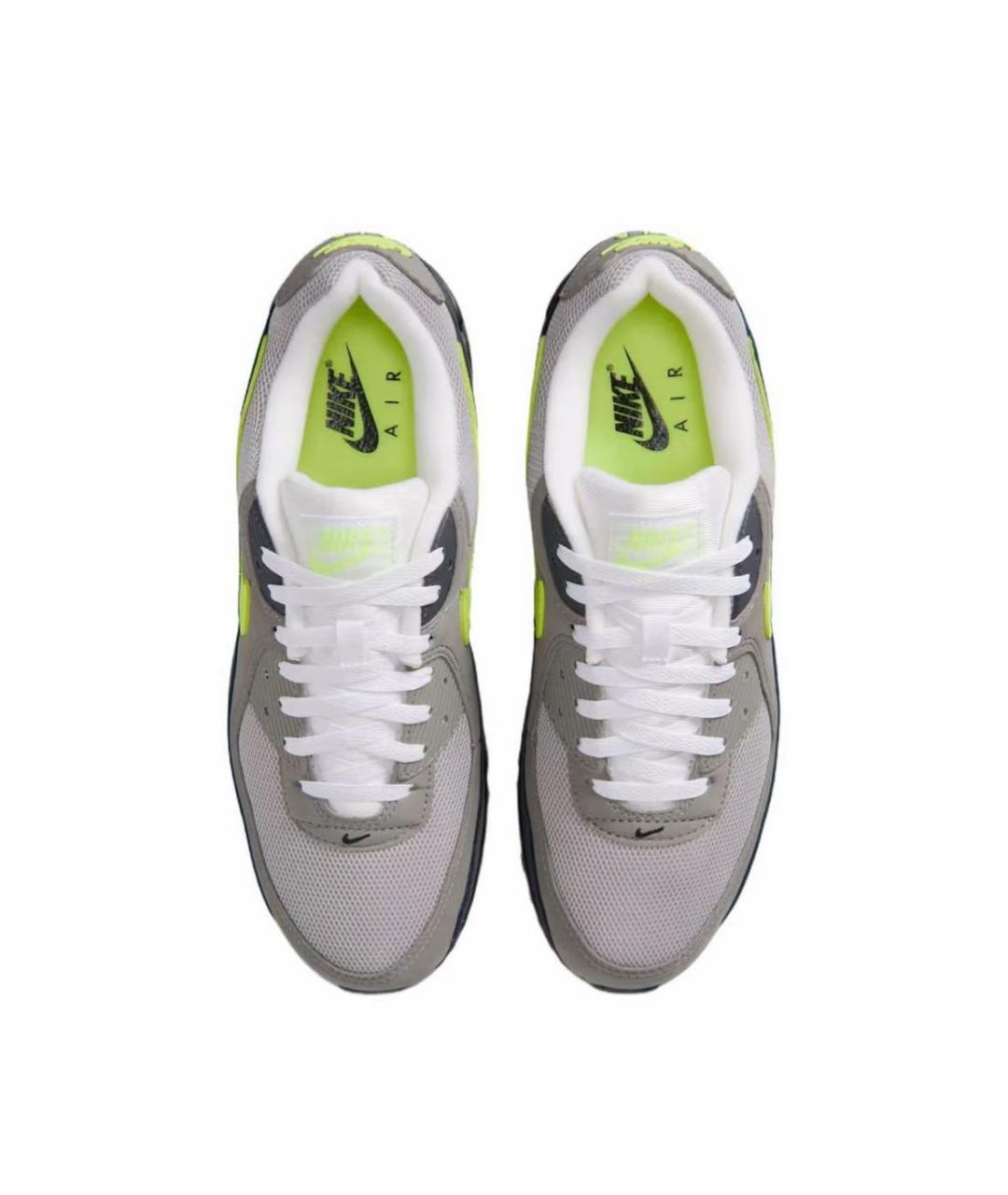NIKE Серые синтетические низкие кроссовки / кеды, фото 3