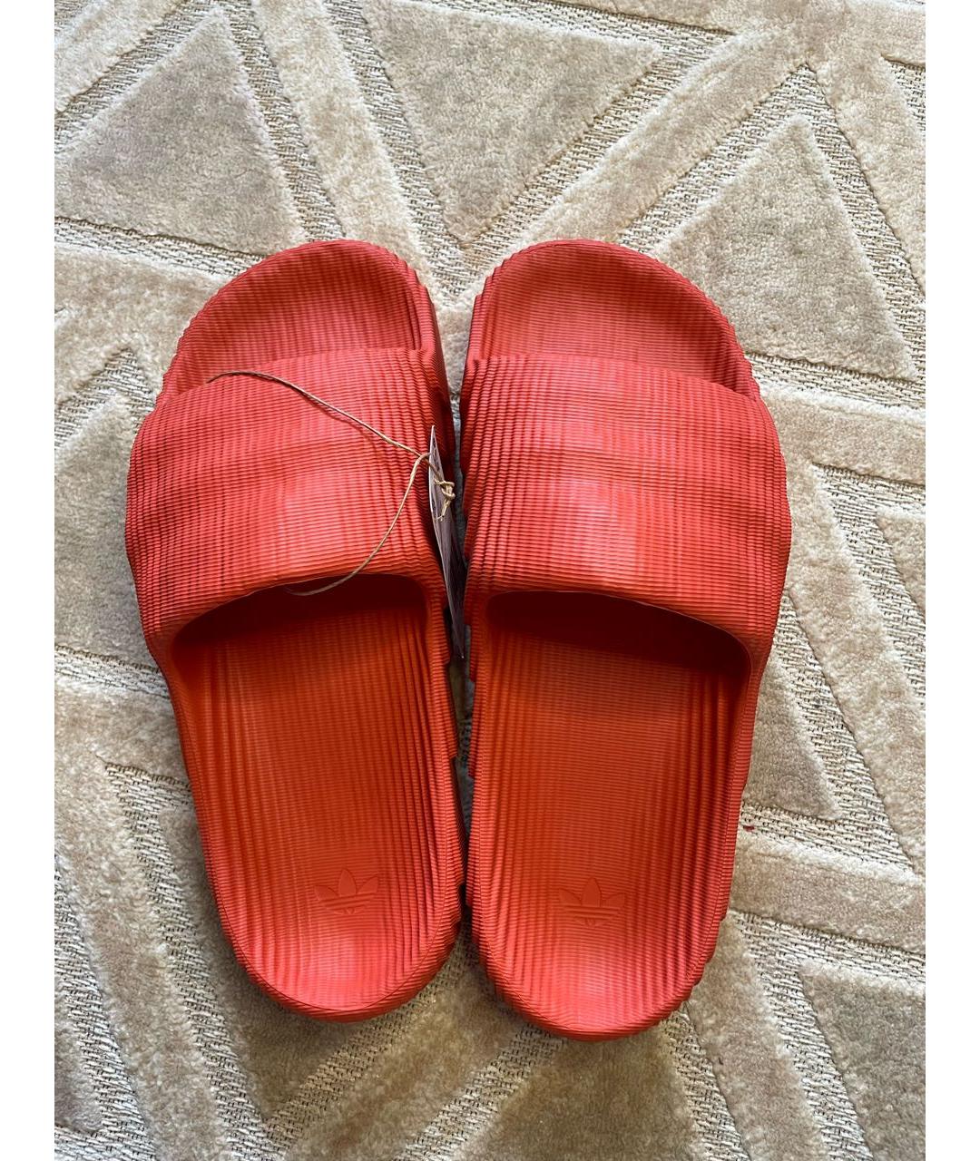 ADIDAS Коралловые резиновые шлепанцы, фото 3