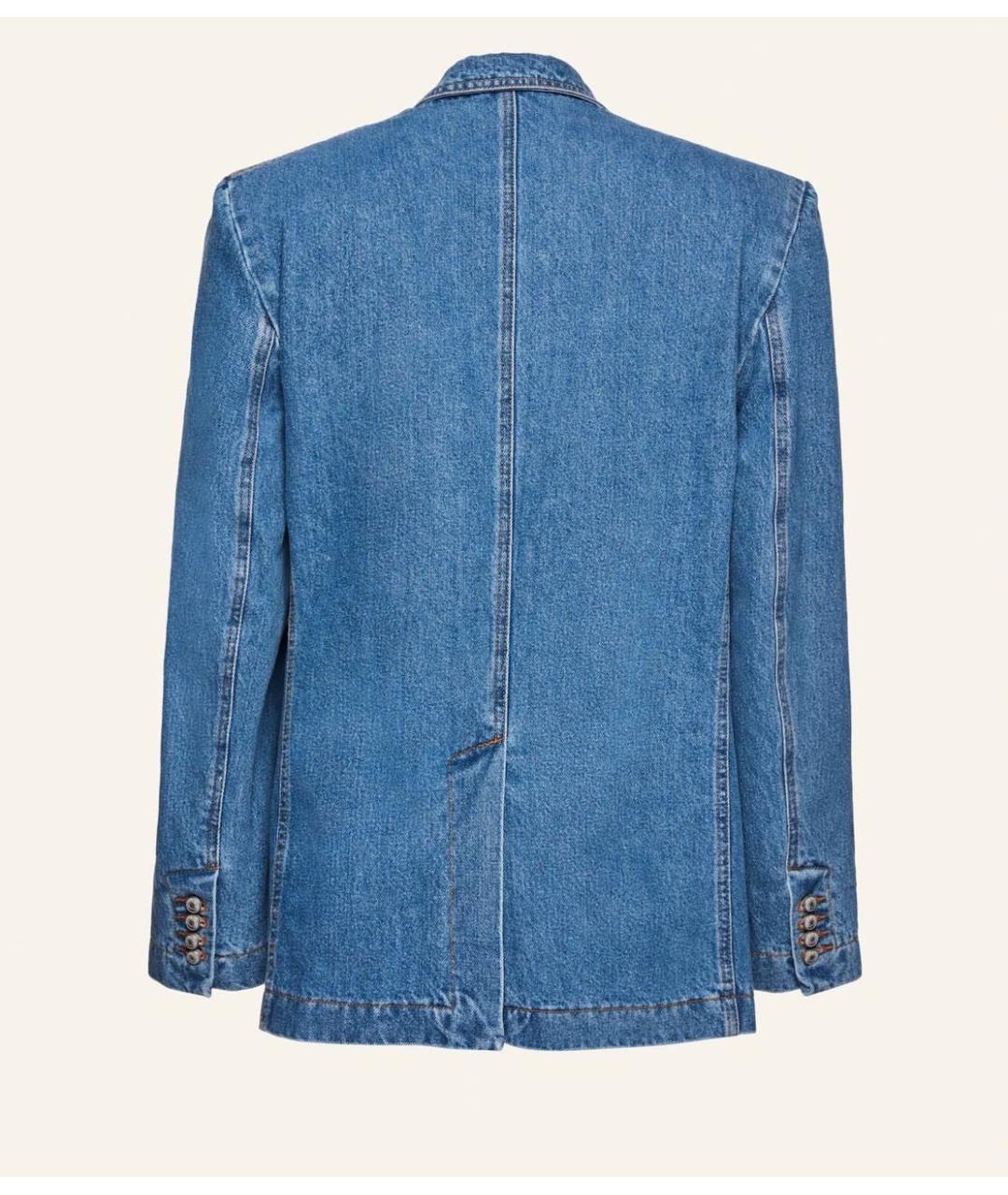 MAGDA BUTRYM Синий деним жакет/пиджак, фото 2