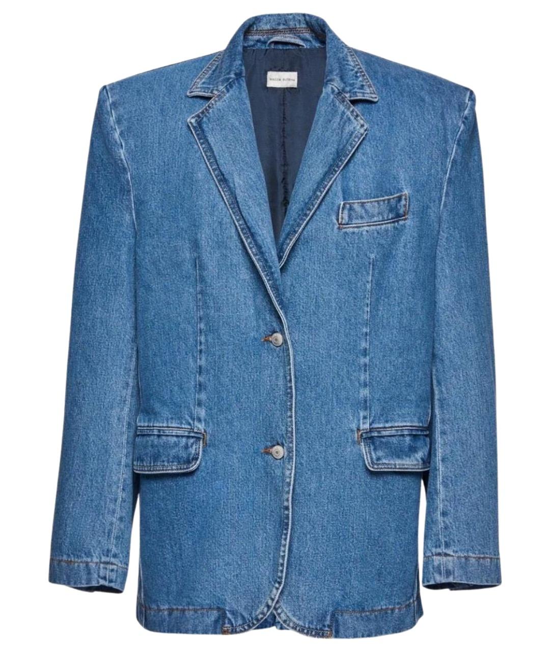 MAGDA BUTRYM Синий деним жакет/пиджак, фото 1