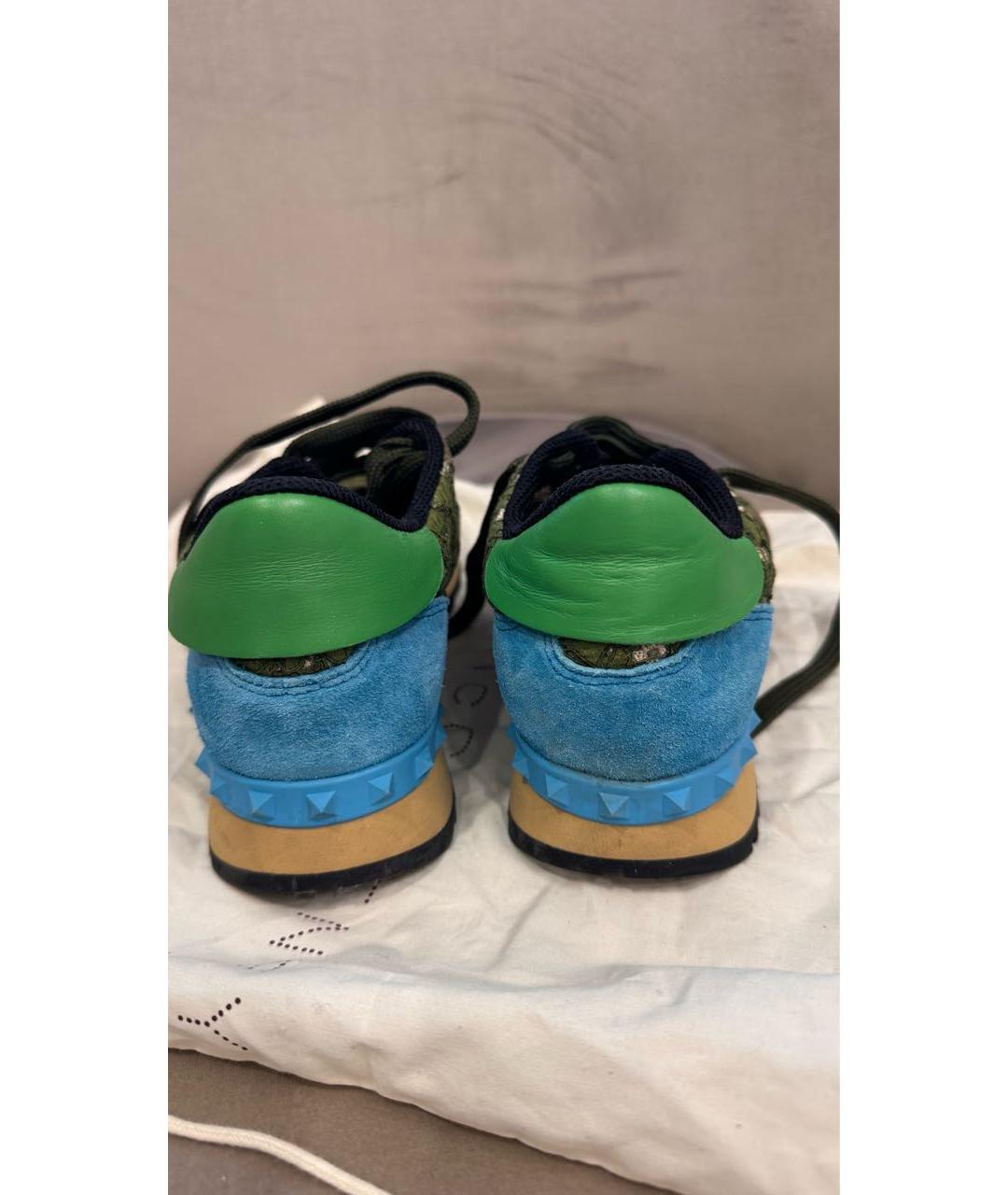 VALENTINO Мульти текстильные кроссовки, фото 4