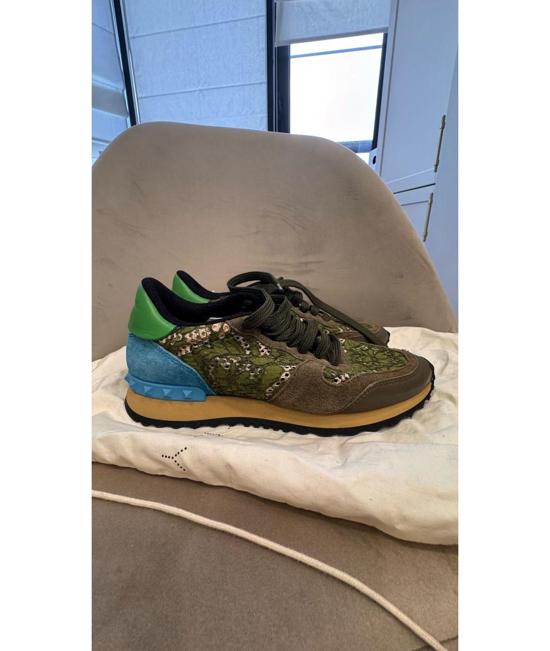 VALENTINO Мульти текстильные кроссовки, фото 5