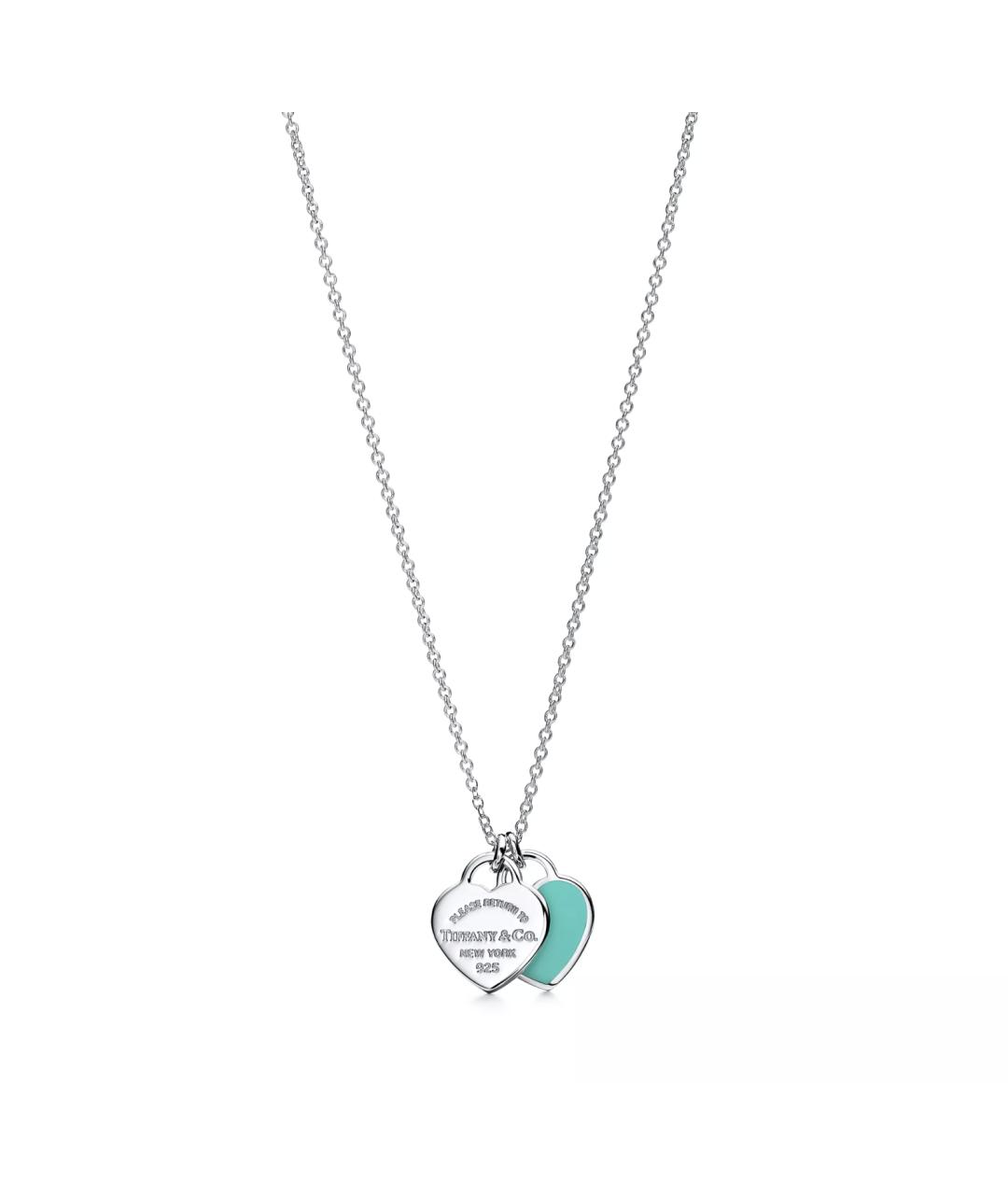 TIFFANY&CO Бирюзовая серебряная подвеска, фото 2