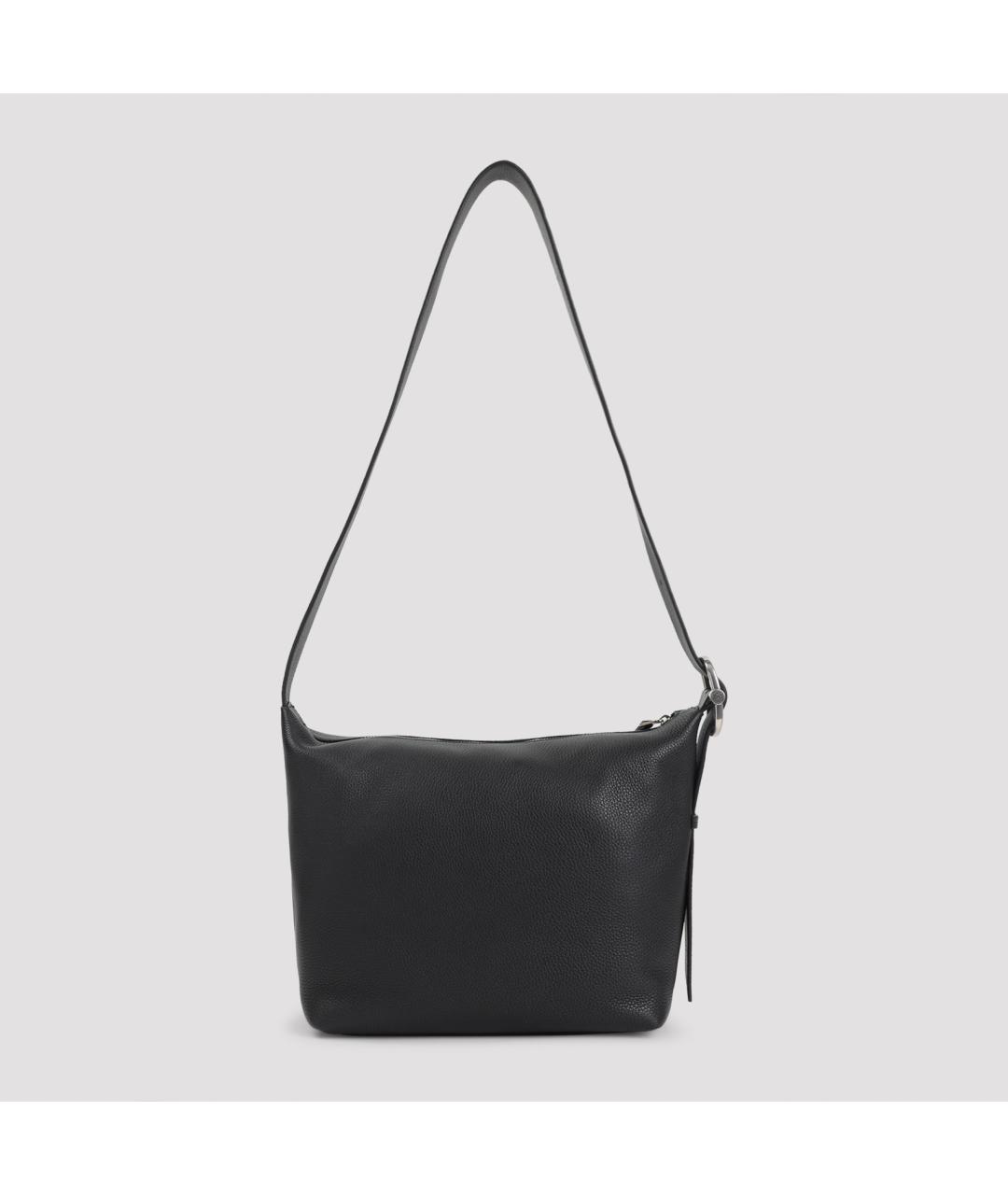 LOEWE Черная кожаная сумка на плечо, фото 4