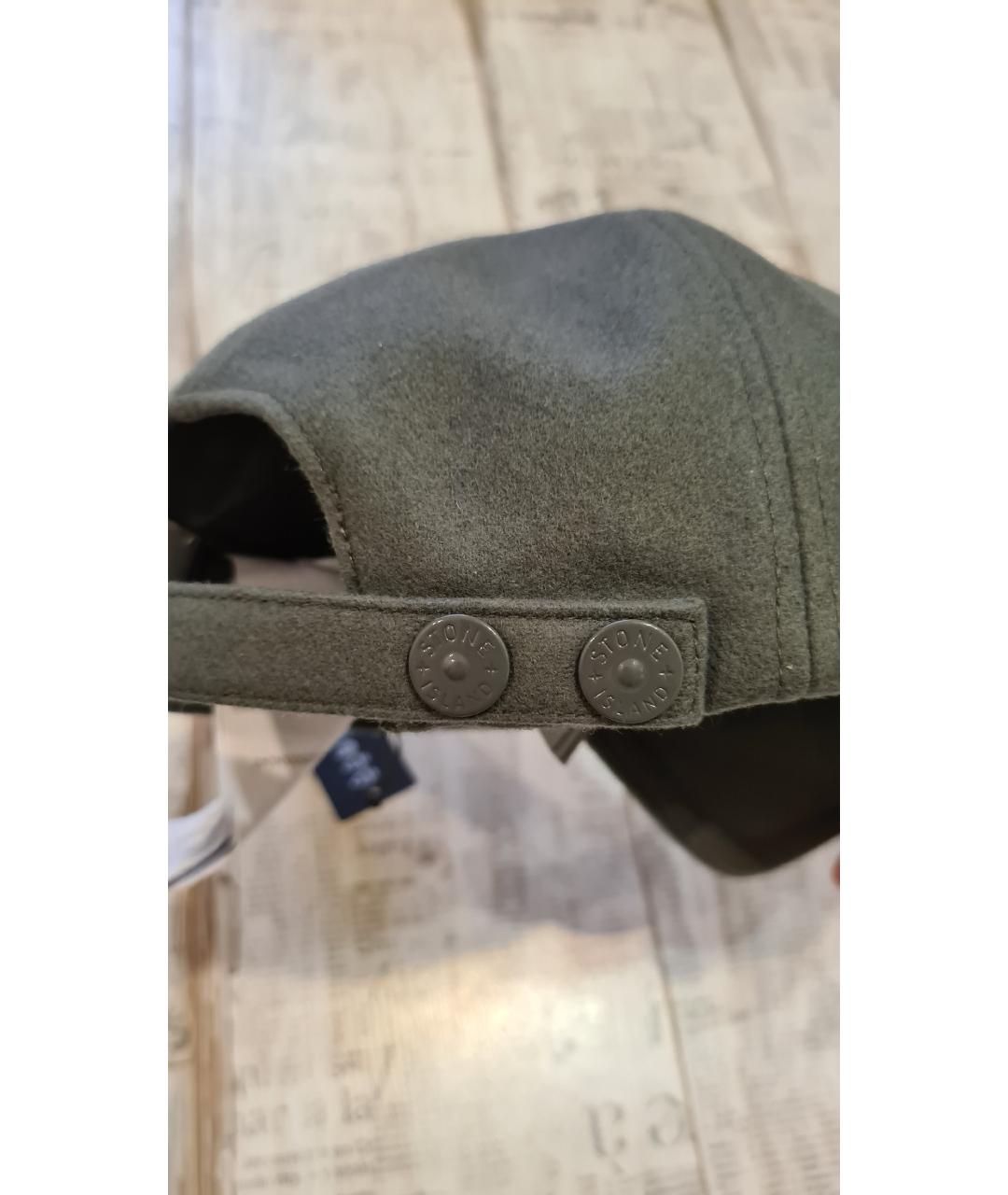 STONE ISLAND Серая кепка/бейсболка, фото 7