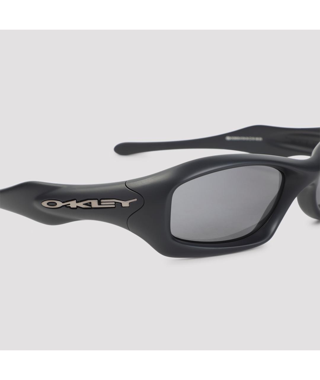OAKLEY Черные пластиковые солнцезащитные очки, фото 3