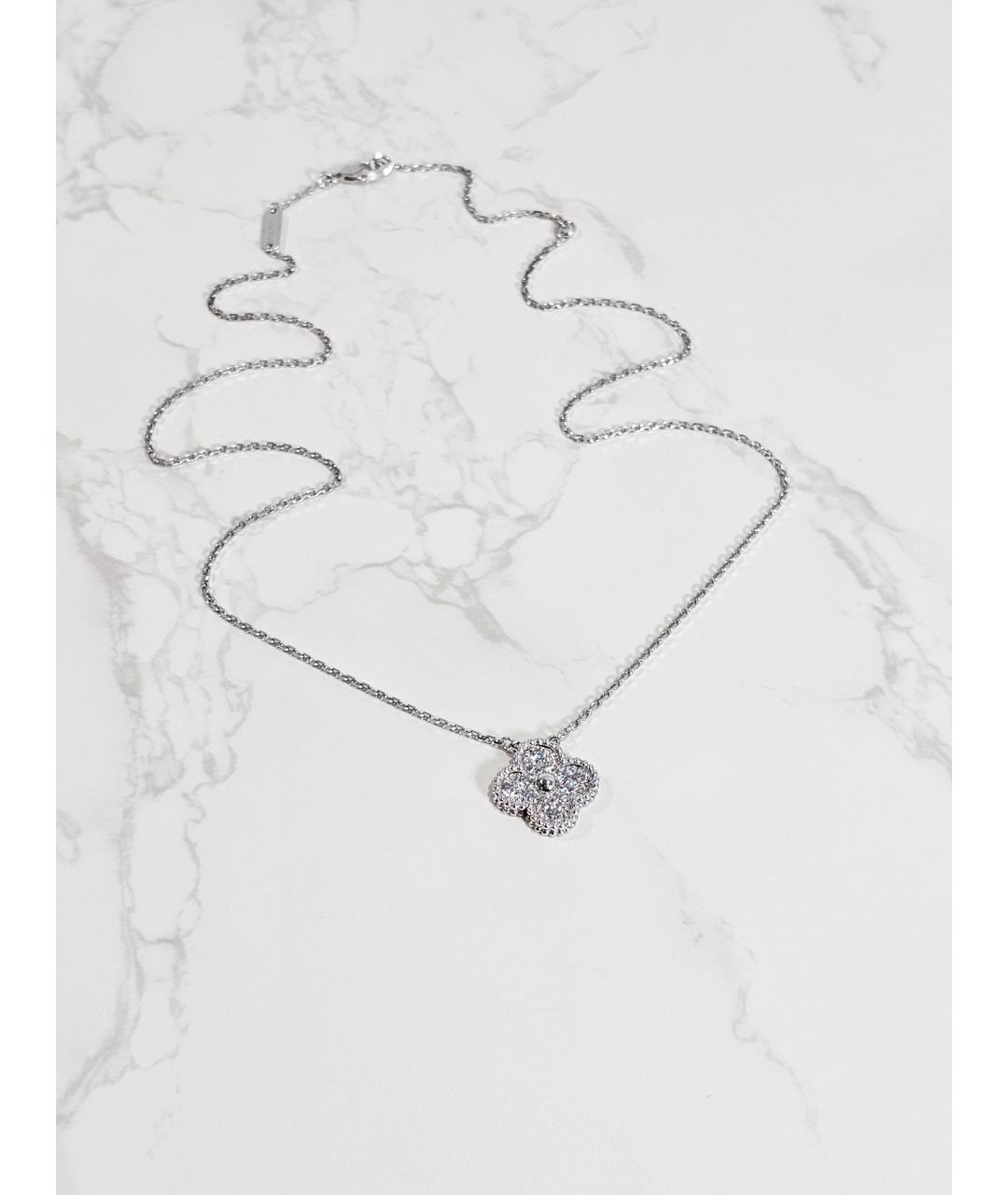 VAN CLEEF & ARPELS Серебряное колье из белого золота, фото 4