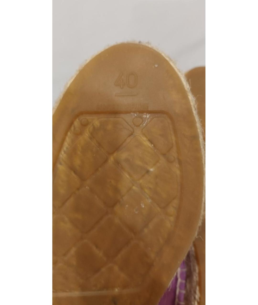 CHANEL Розовые замшевые эспадрильи, фото 7