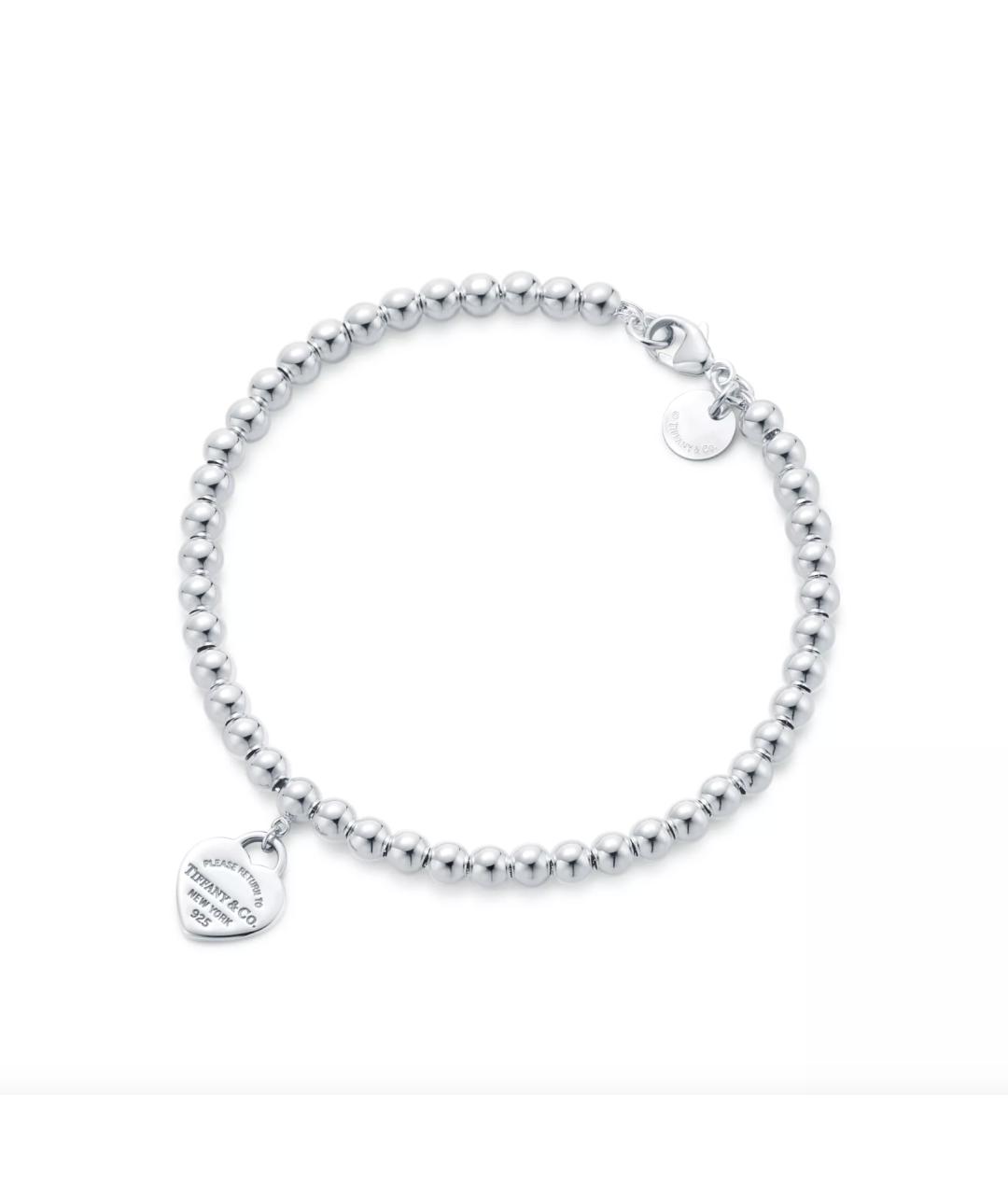 TIFFANY&CO Розовый серебряный браслет, фото 2