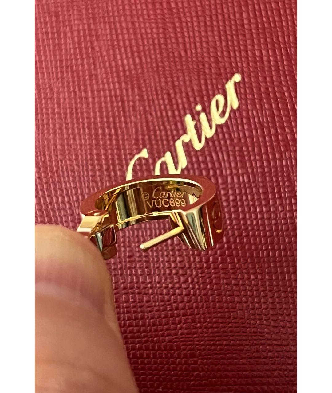 CARTIER Золотые серьги из желтого золота, фото 4