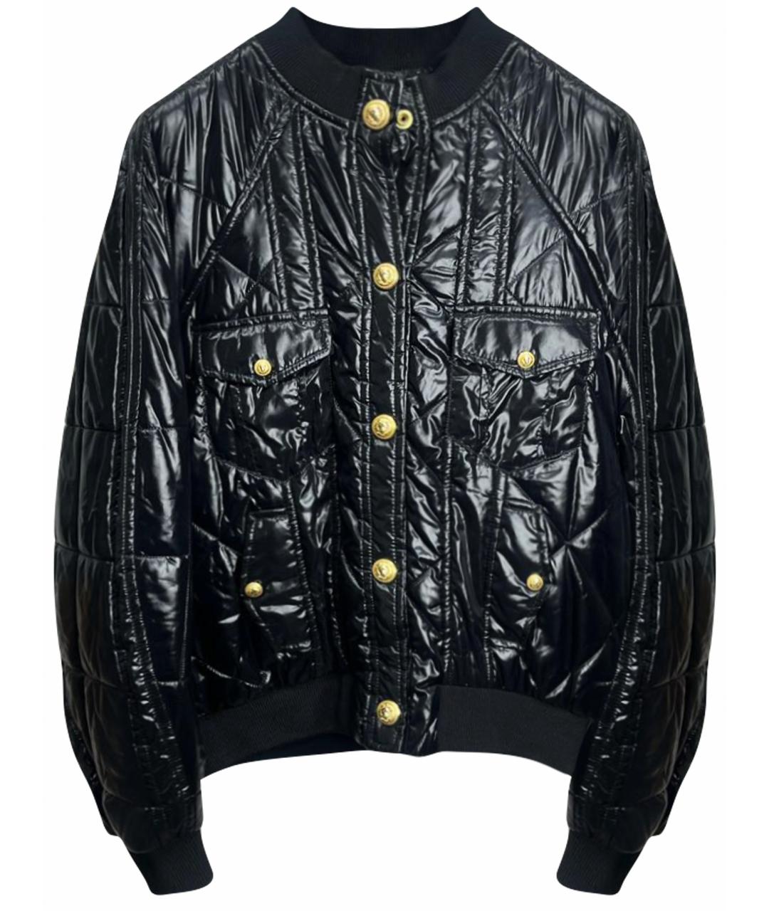 BALMAIN Черная полиамидовая куртка, фото 1