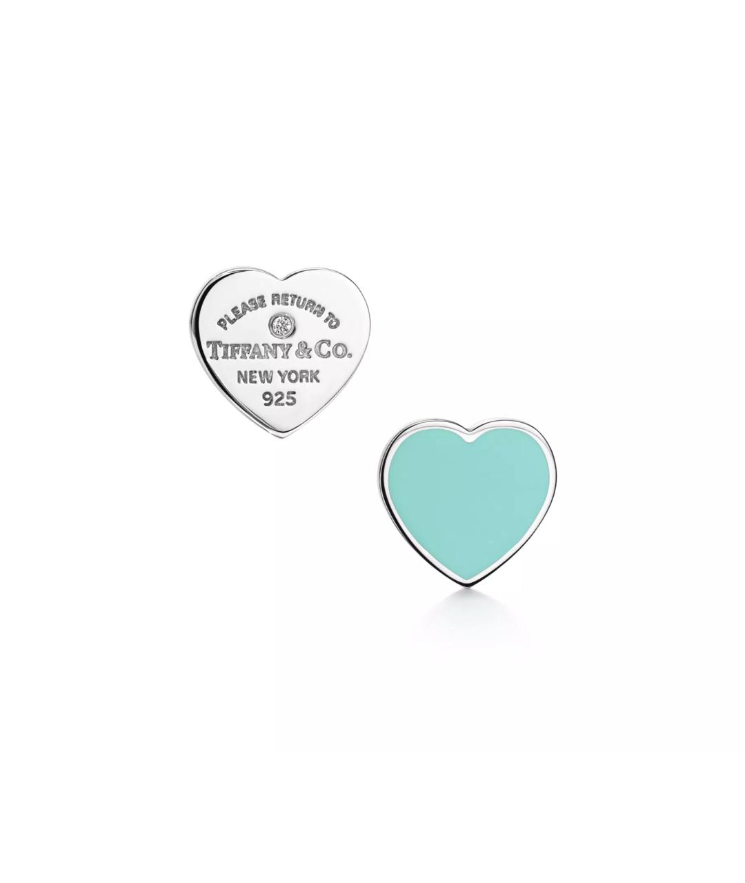 TIFFANY&CO Серебряные серебряные серьги, фото 1
