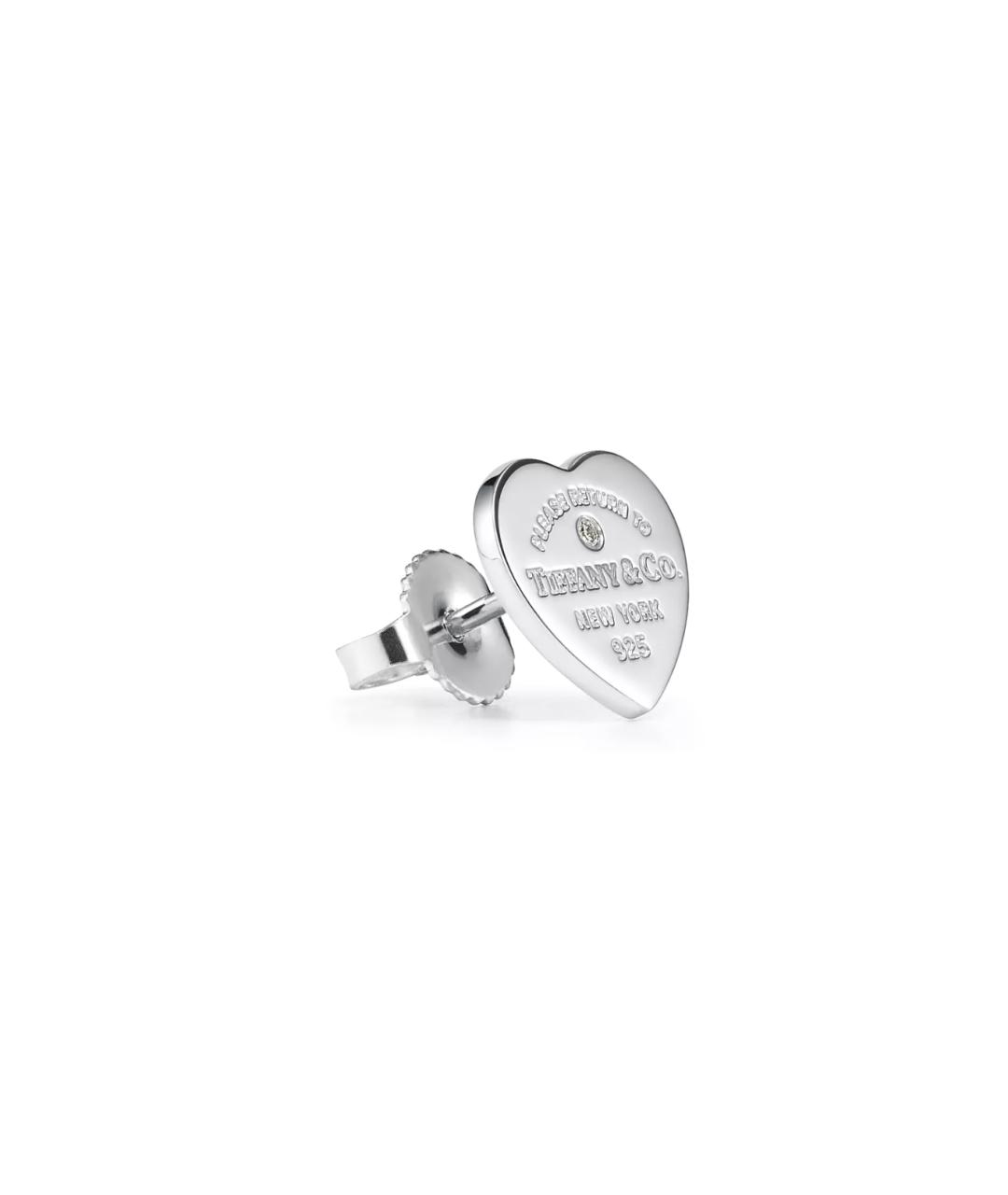 TIFFANY&CO Серебряные серебряные серьги, фото 3