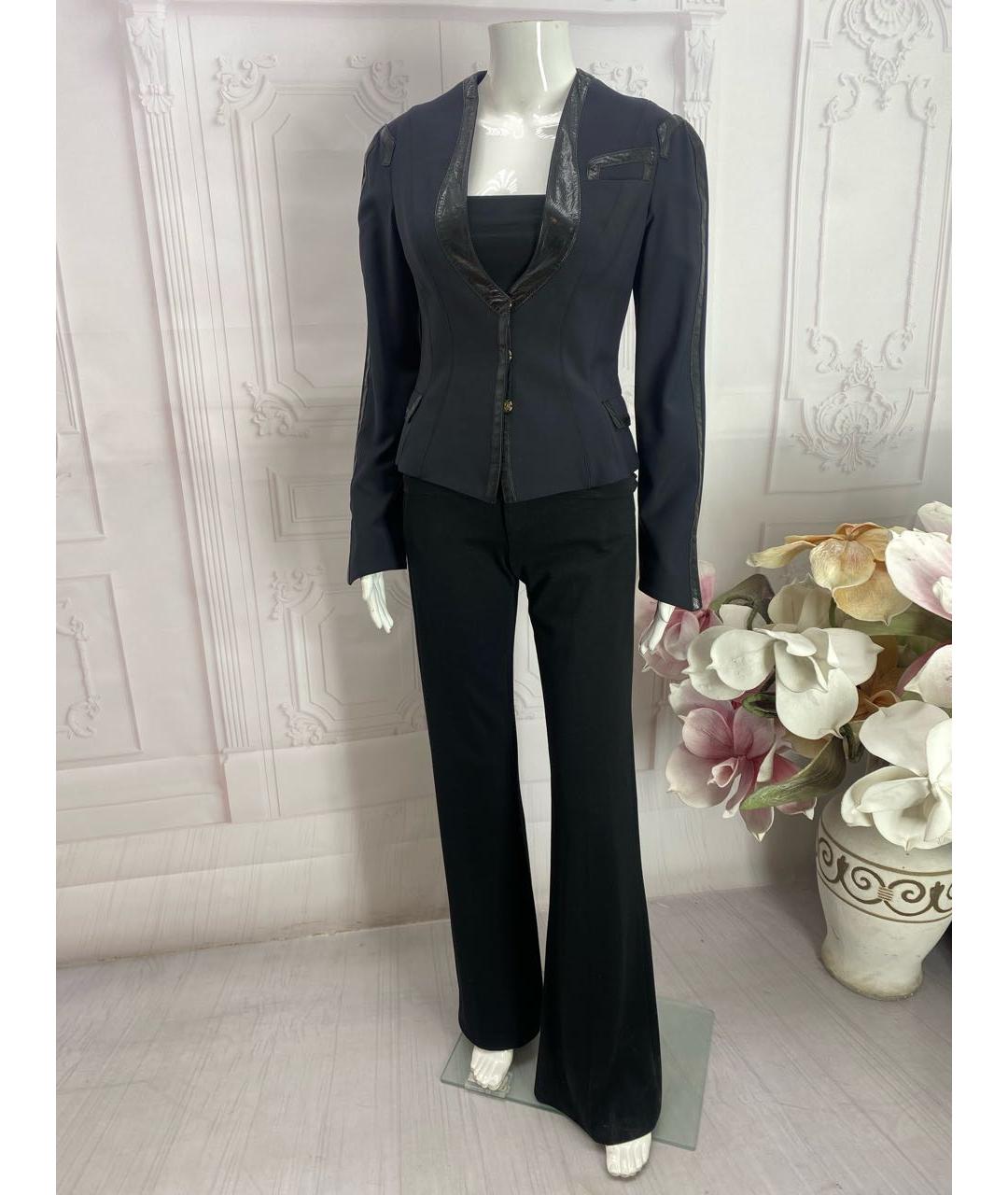 DOLCE&GABBANA Черный полиэстеровый жакет/пиджак, фото 7