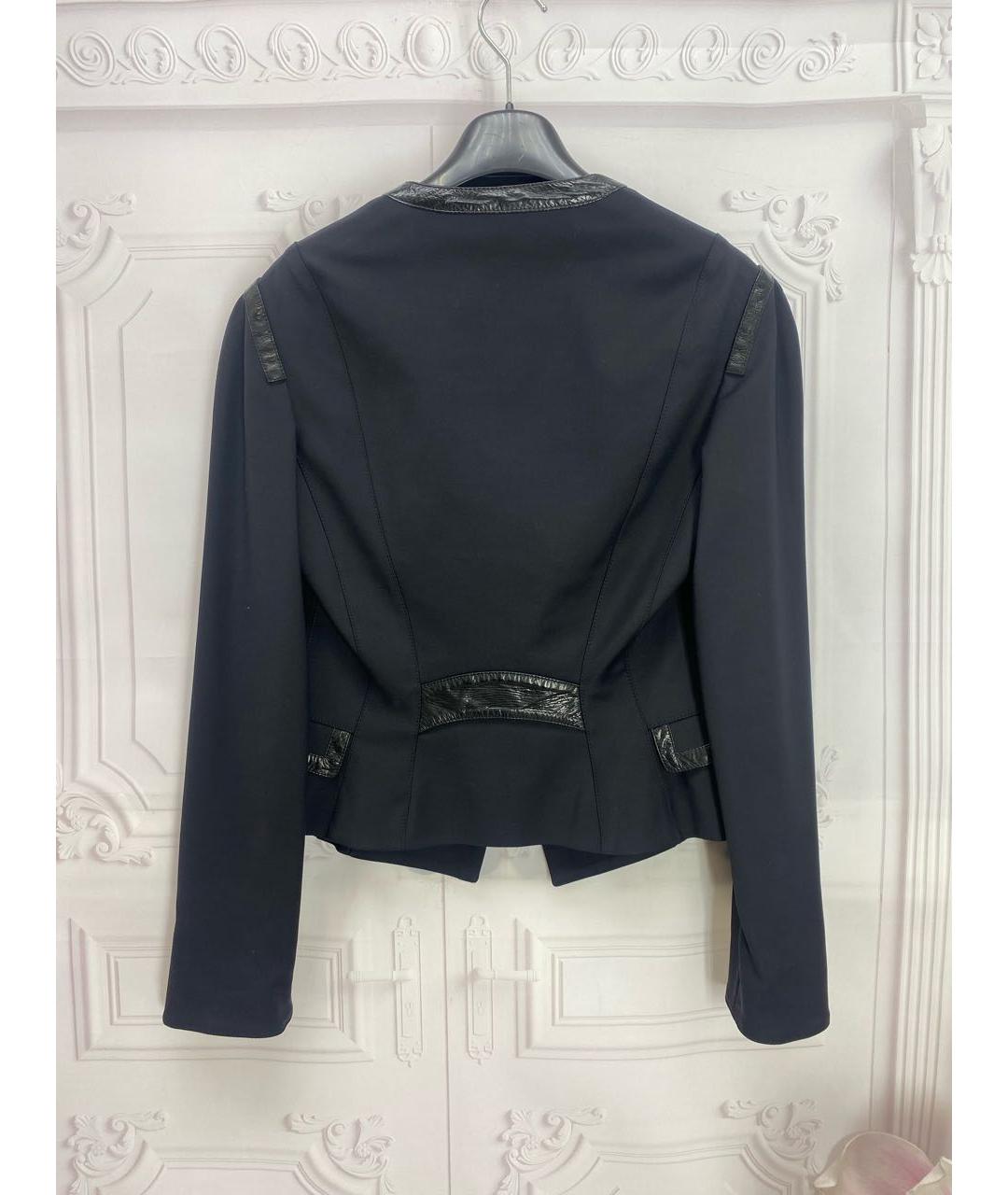 DOLCE&GABBANA Черный полиэстеровый жакет/пиджак, фото 8