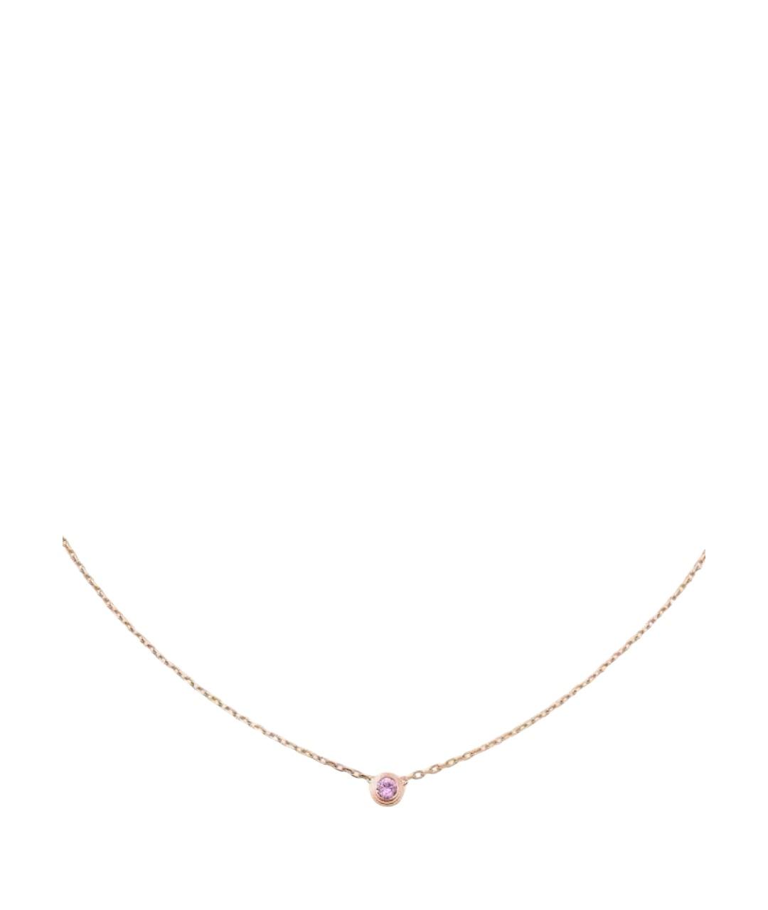 CARTIER Золотое колье из розового золота, фото 1