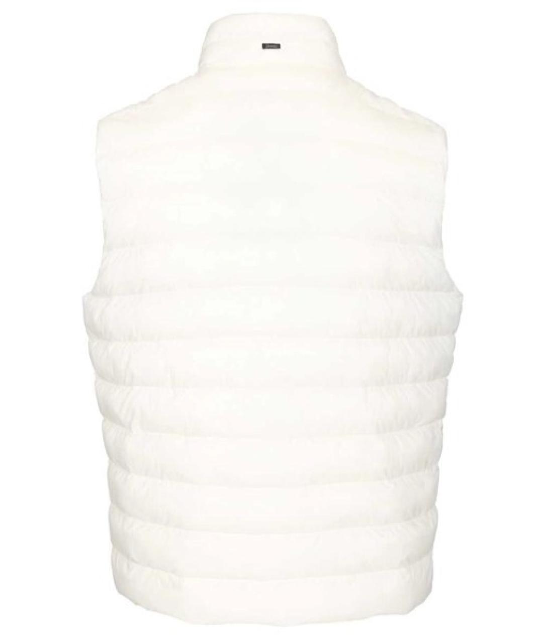 HERNO Белый полиамидовый жилет, фото 6