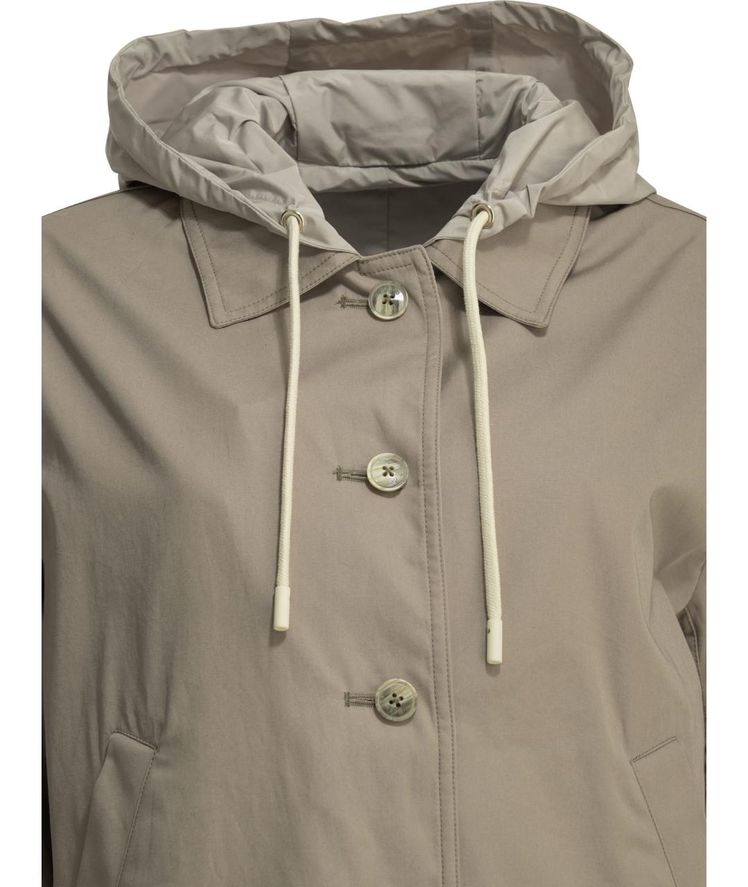 HERNO Серая хлопковая куртка, фото 5