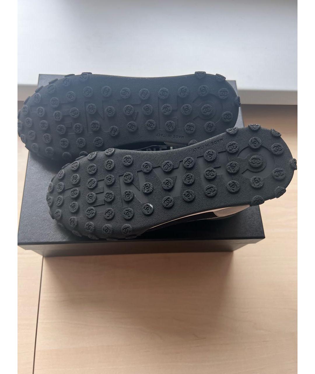 CHANEL Синие кроссовки, фото 5
