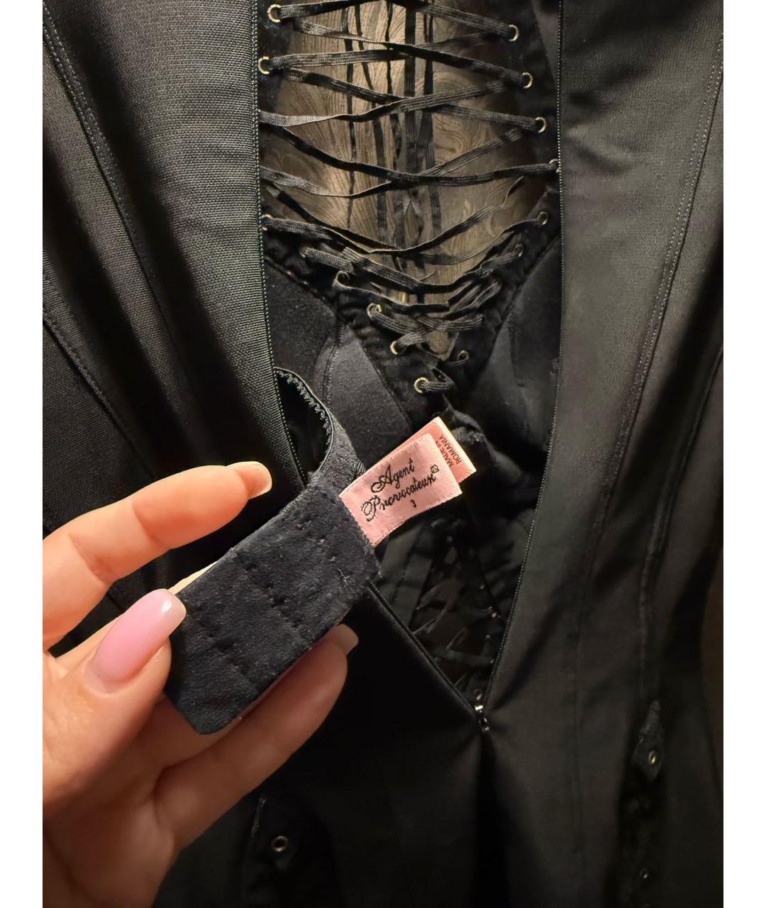 AGENT PROVOCATEUR Черное коктейльное платье, фото 7