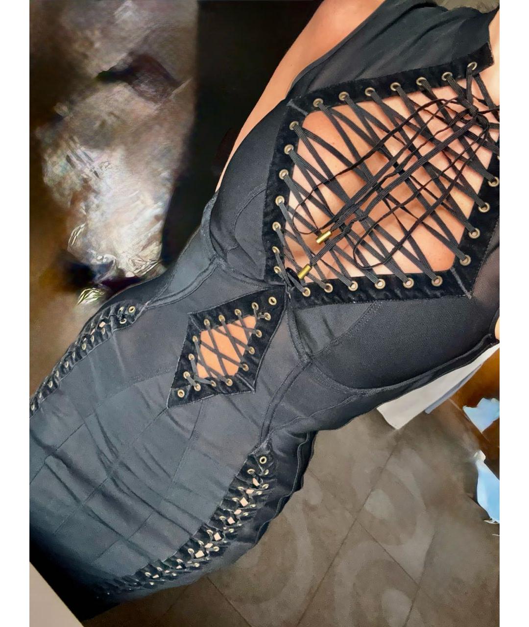 AGENT PROVOCATEUR Черное коктейльное платье, фото 4