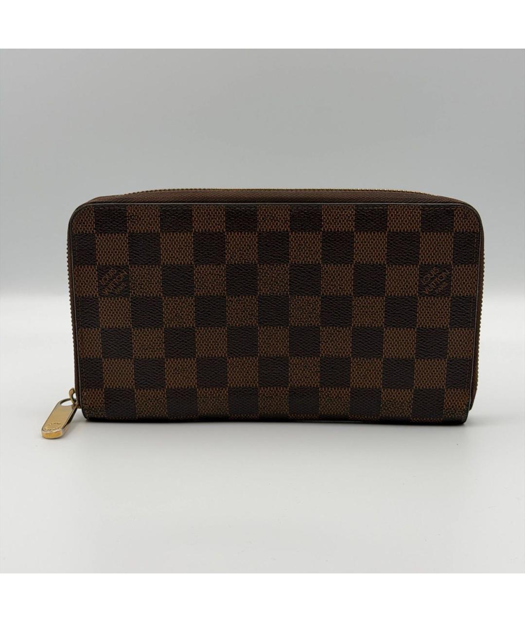 LOUIS VUITTON Коричневый кошелек, фото 4