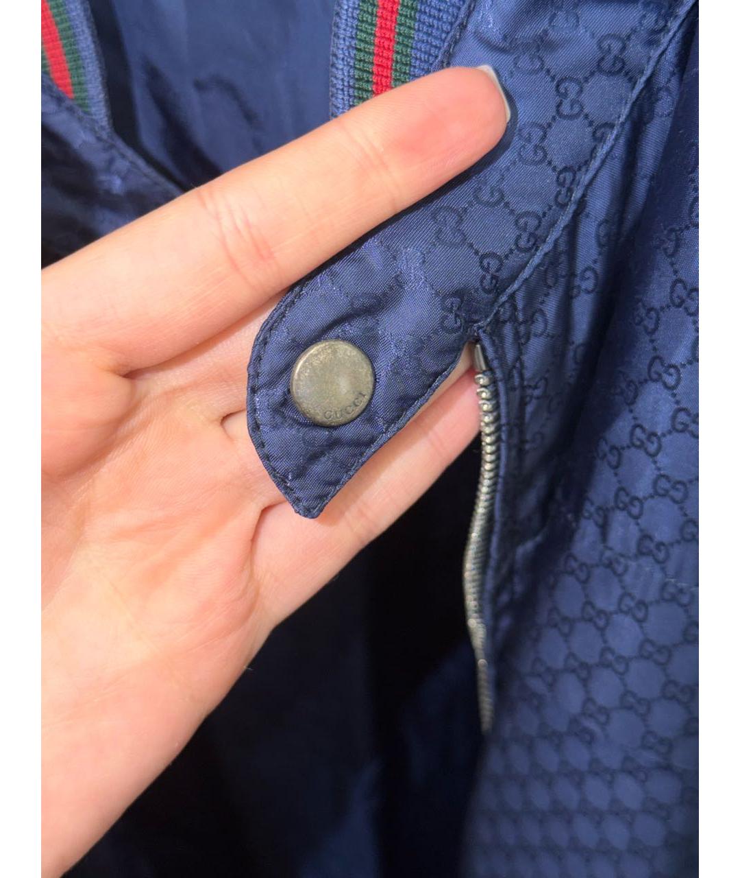 GUCCI Темно-синяя куртка, фото 2