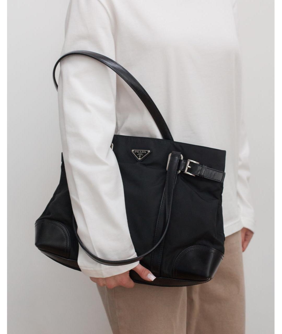 PRADA Черная сумка тоут, фото 2