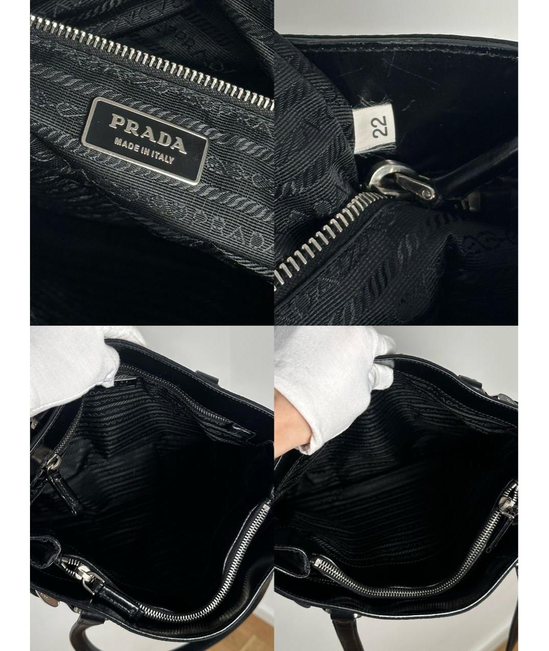 PRADA Черная сумка тоут, фото 8