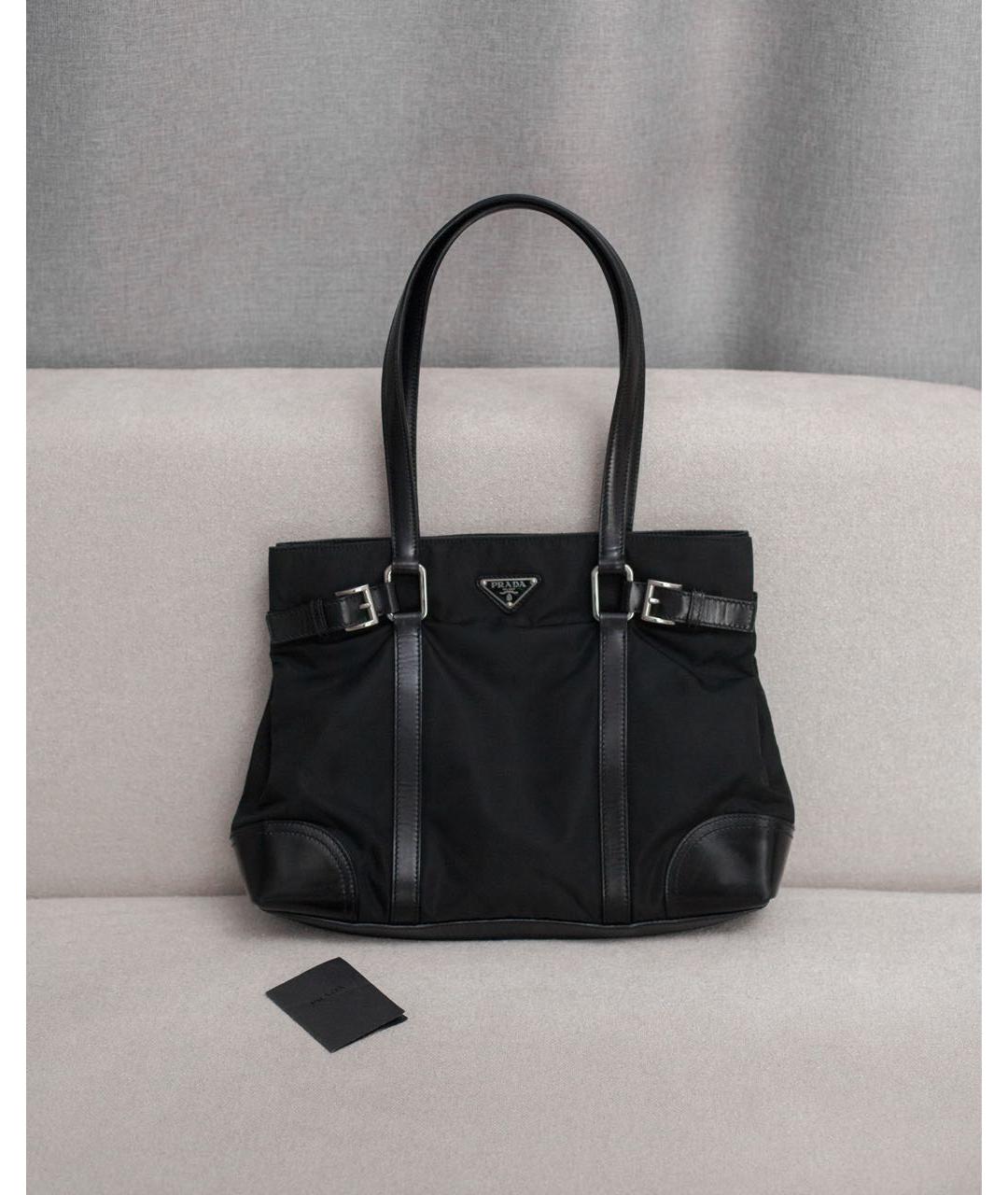 PRADA Черная сумка тоут, фото 9