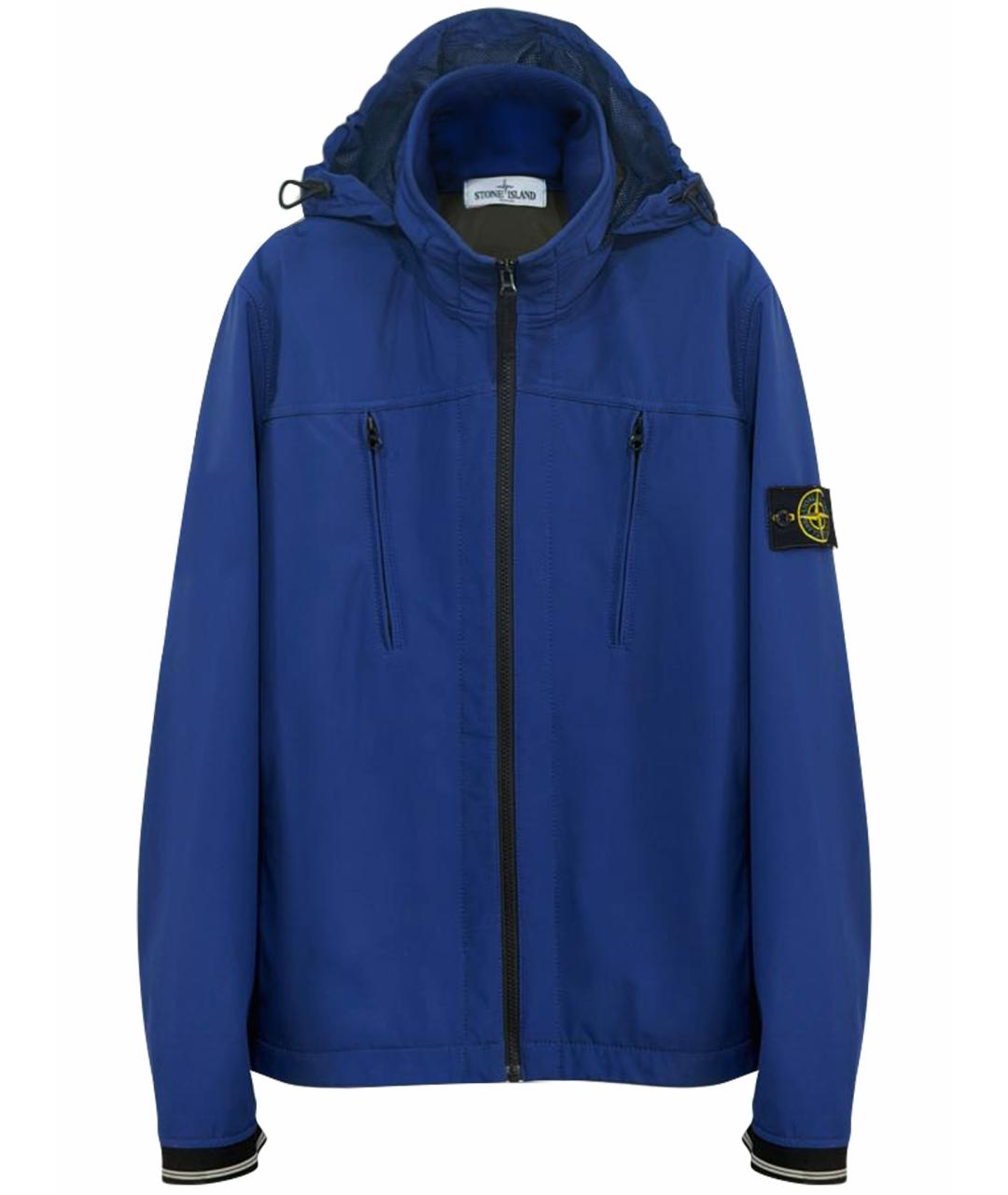 STONE ISLAND Синяя полиэстеровая куртка, фото 1