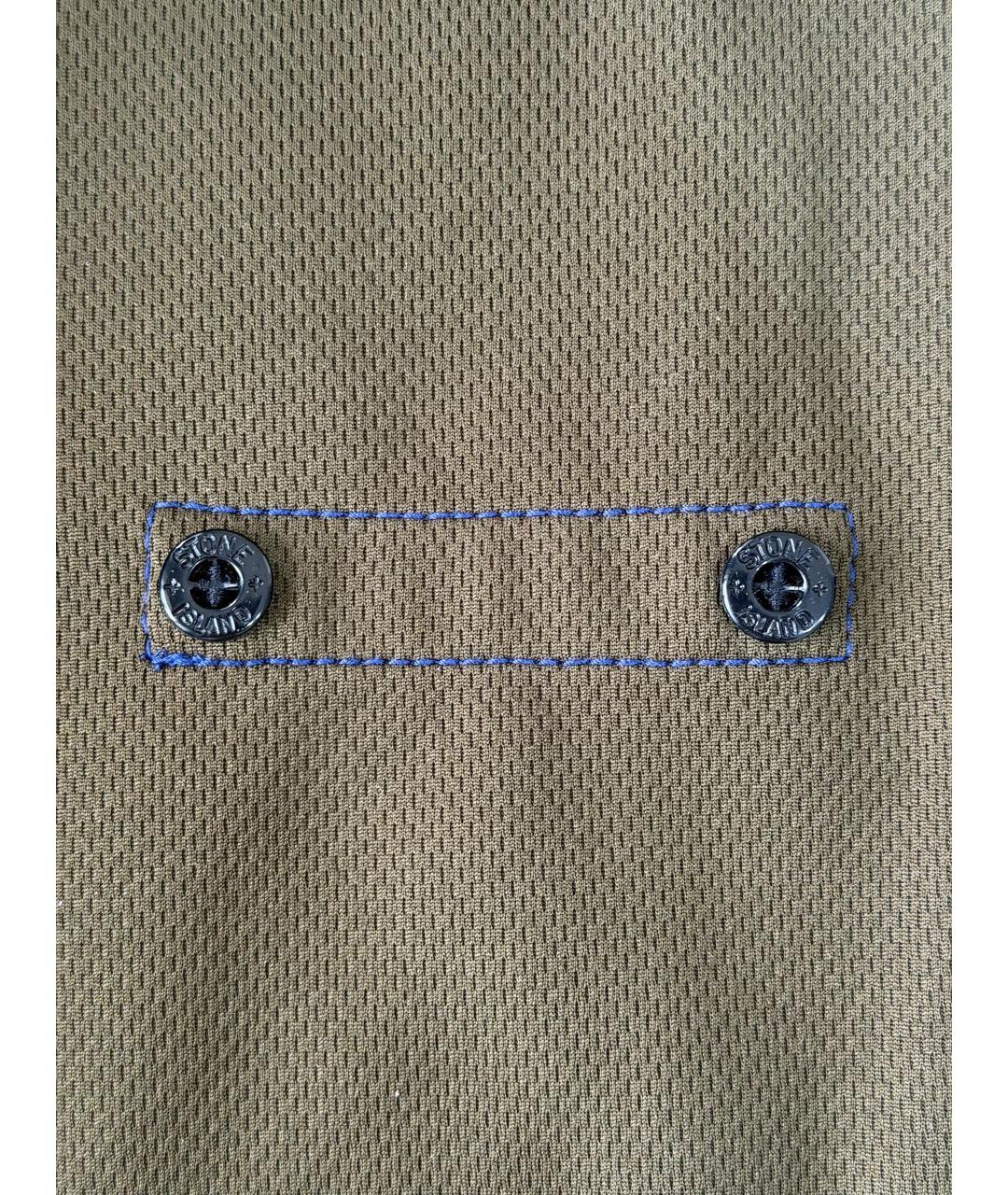 STONE ISLAND Синяя полиэстеровая куртка, фото 6