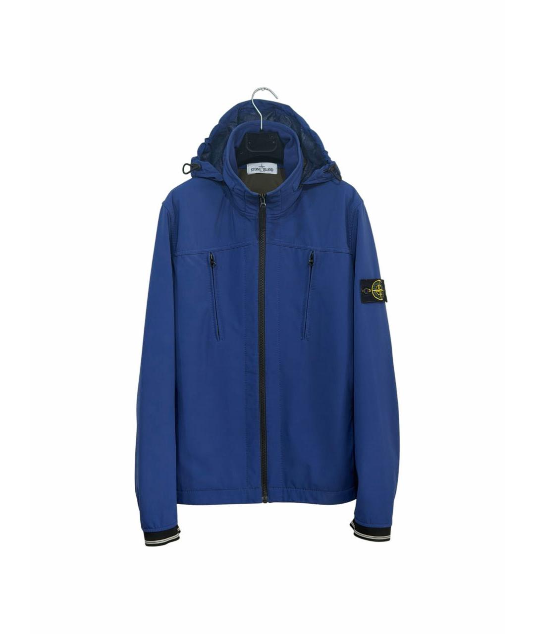 STONE ISLAND Синяя полиэстеровая куртка, фото 9