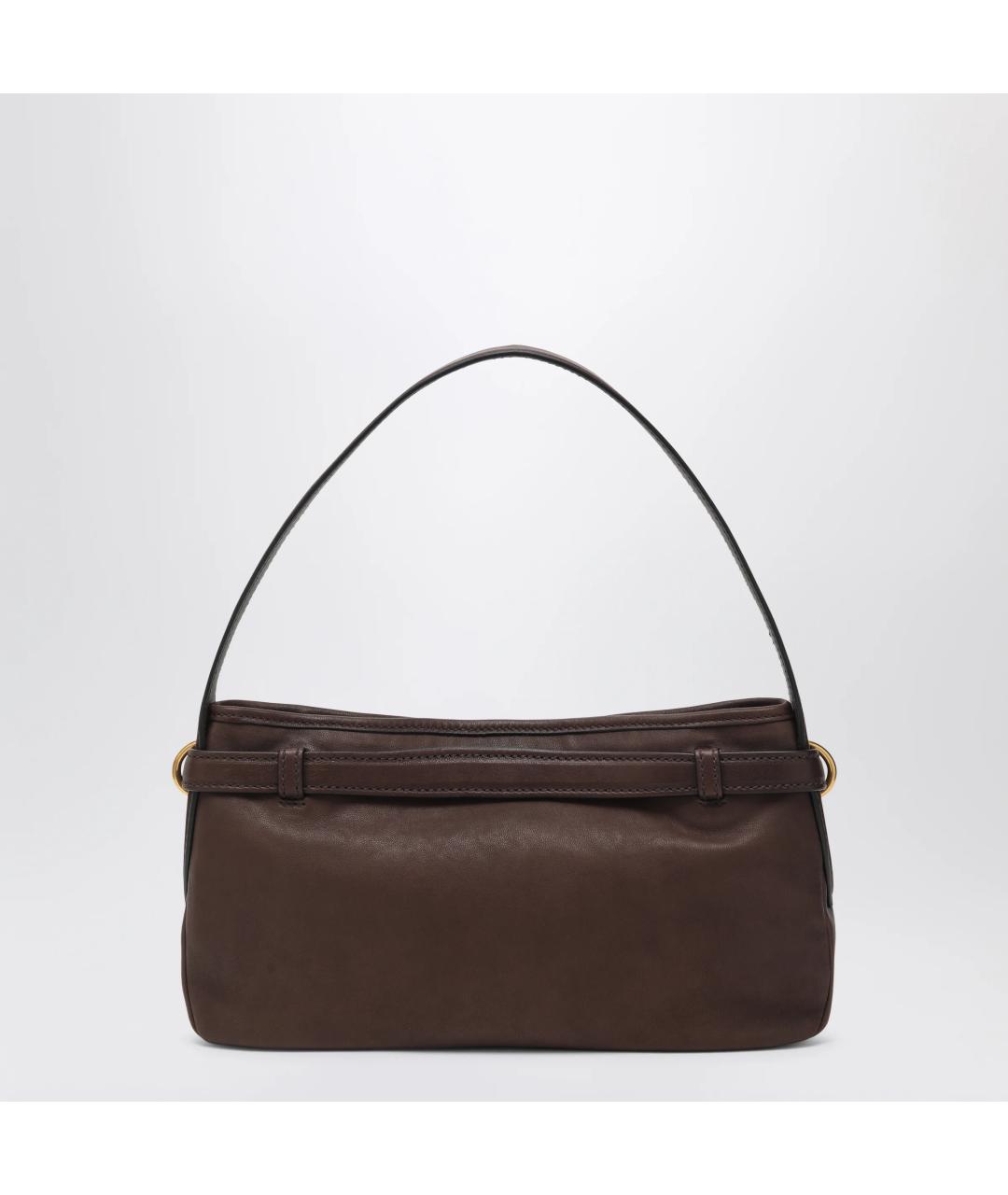 MIU MIU Коричневая кожаная сумка через плечо, фото 2