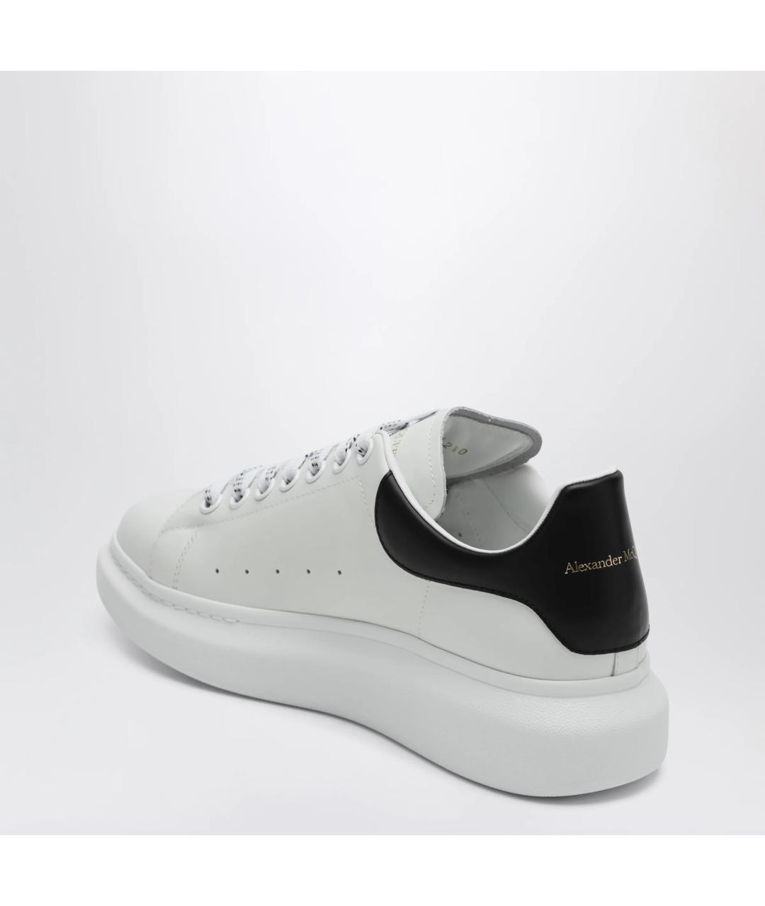 ALEXANDER MCQUEEN Белые кожаные низкие кроссовки / кеды, фото 2