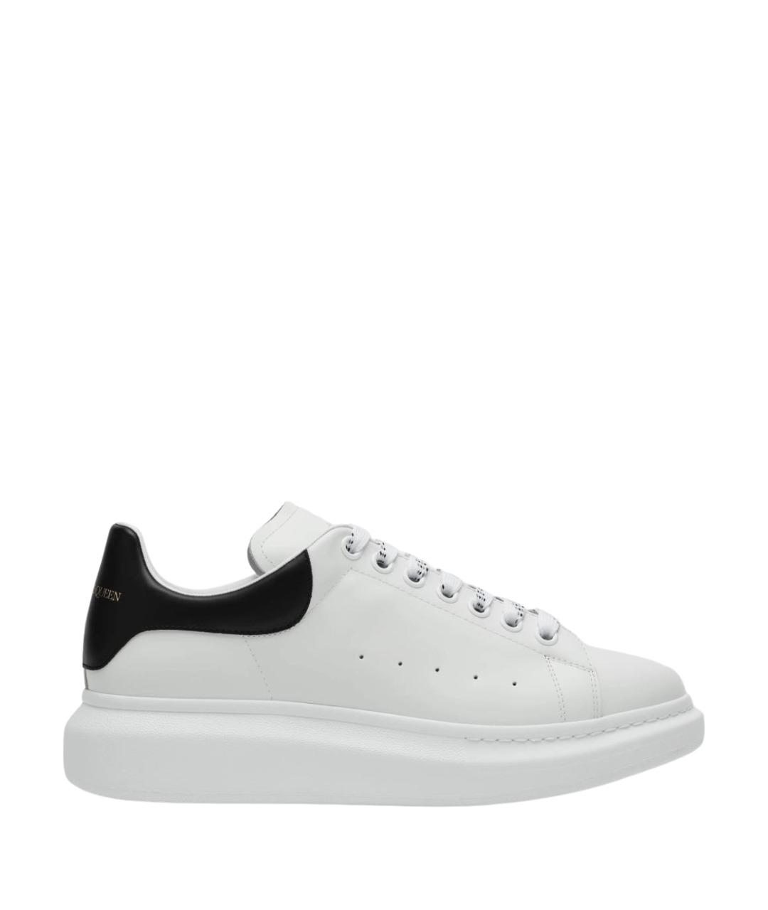 ALEXANDER MCQUEEN Белые кожаные низкие кроссовки / кеды, фото 1