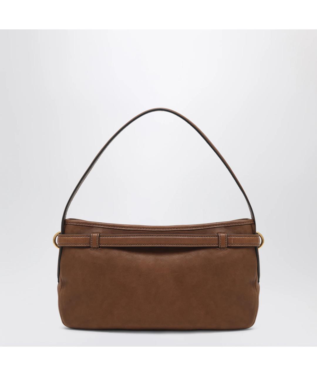 MIU MIU Коричневая кожаная сумка через плечо, фото 2