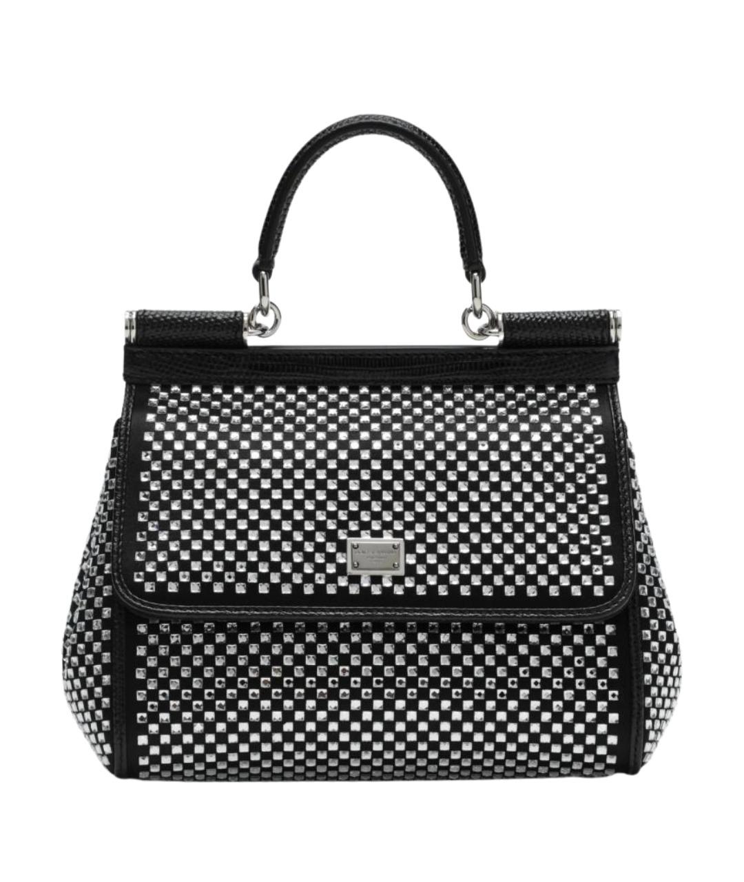 DOLCE&GABBANA Черная сумка тоут, фото 1