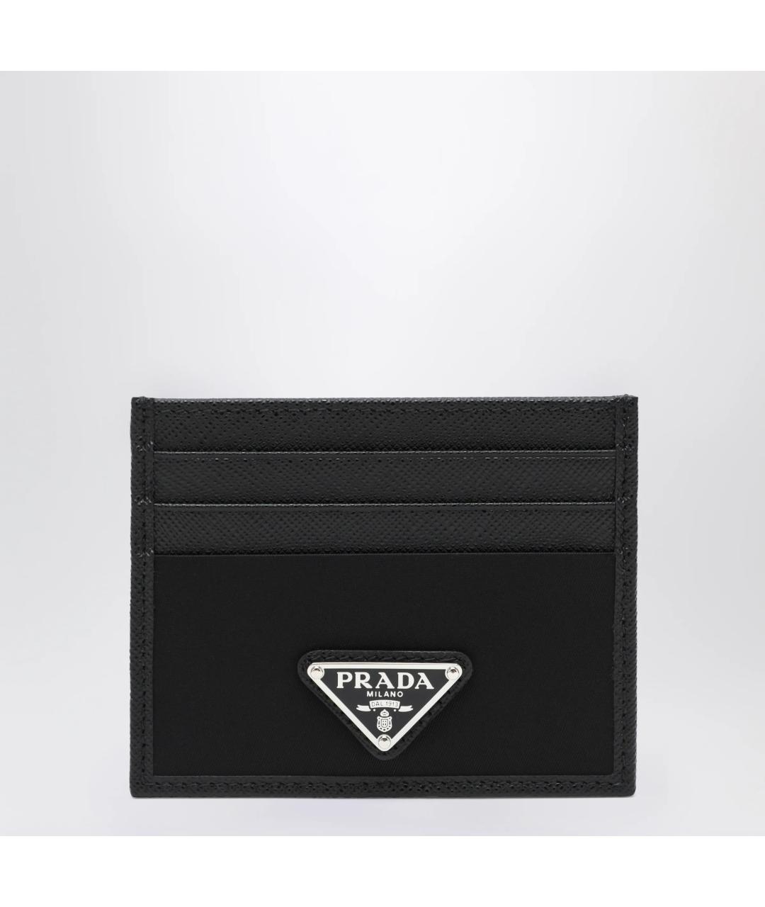 PRADA Черный кожаный кардхолдер, фото 3