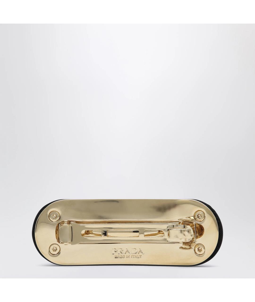 PRADA Черная заколка, фото 2