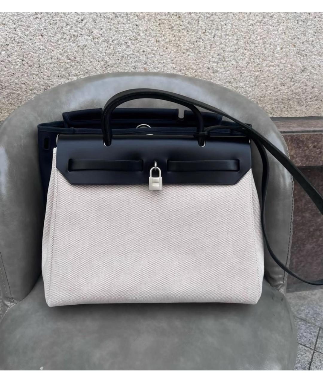 HERMES Тканевая сумка через плечо, фото 3