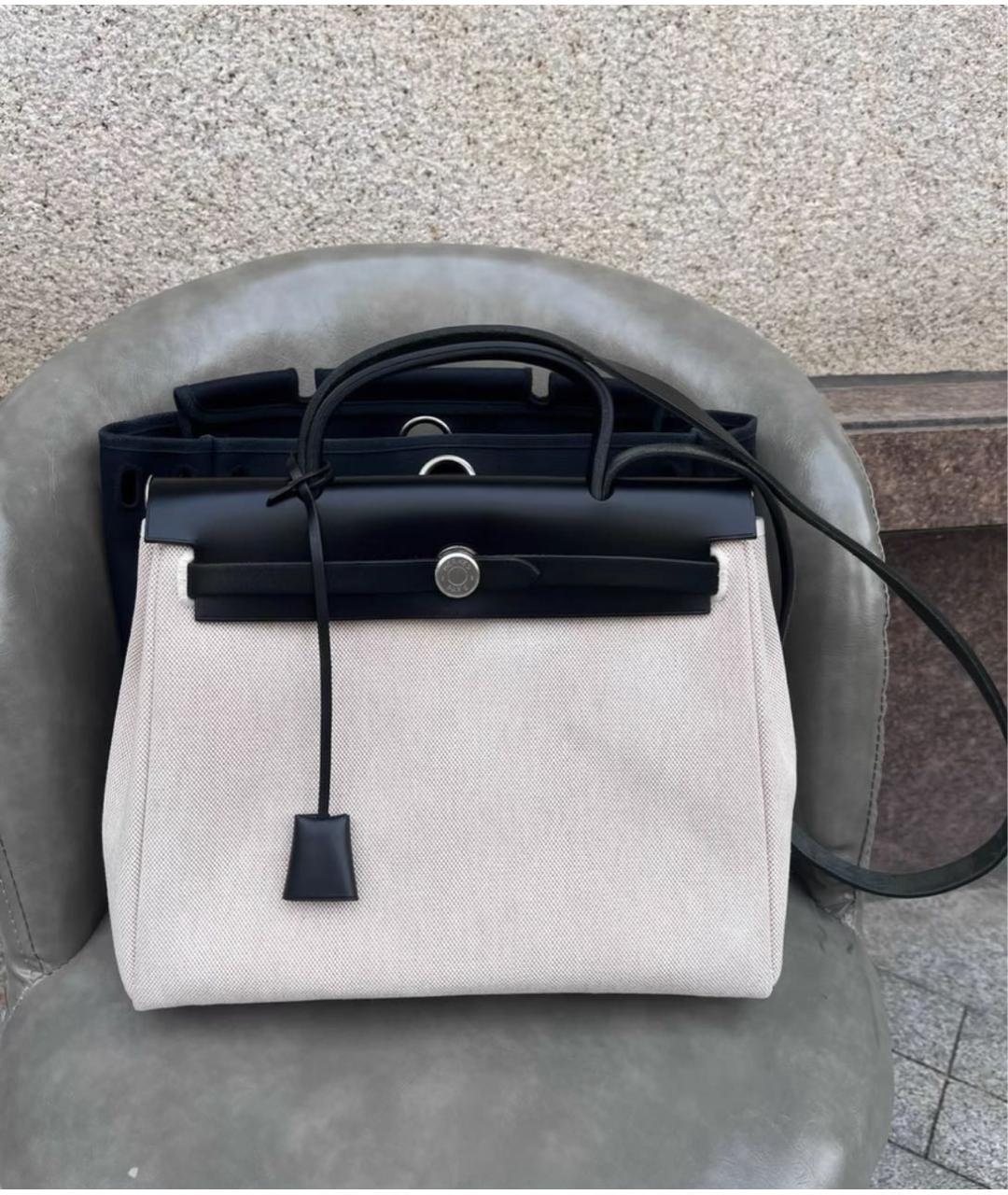 HERMES Тканевая сумка через плечо, фото 2