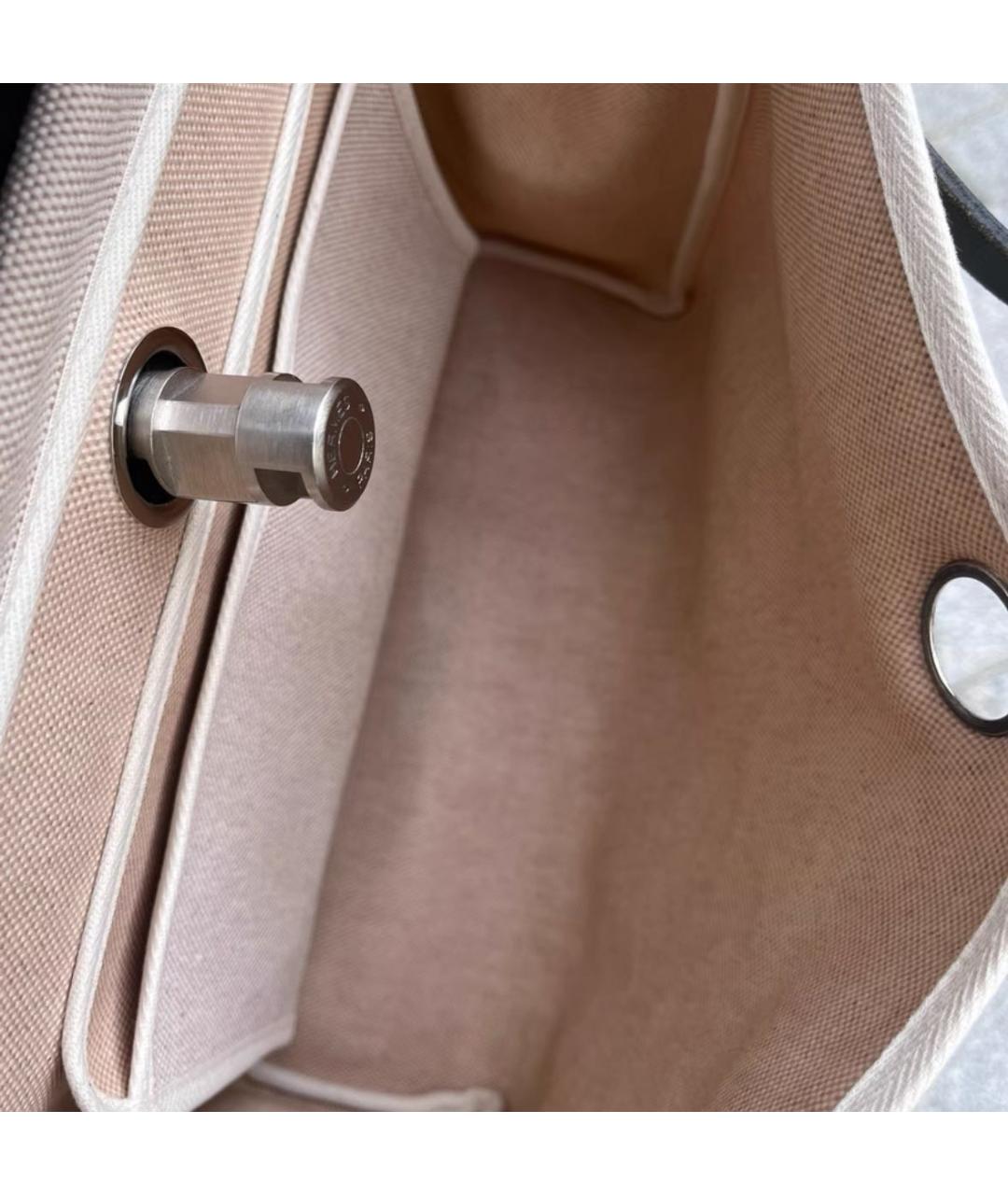 HERMES Тканевая сумка через плечо, фото 4