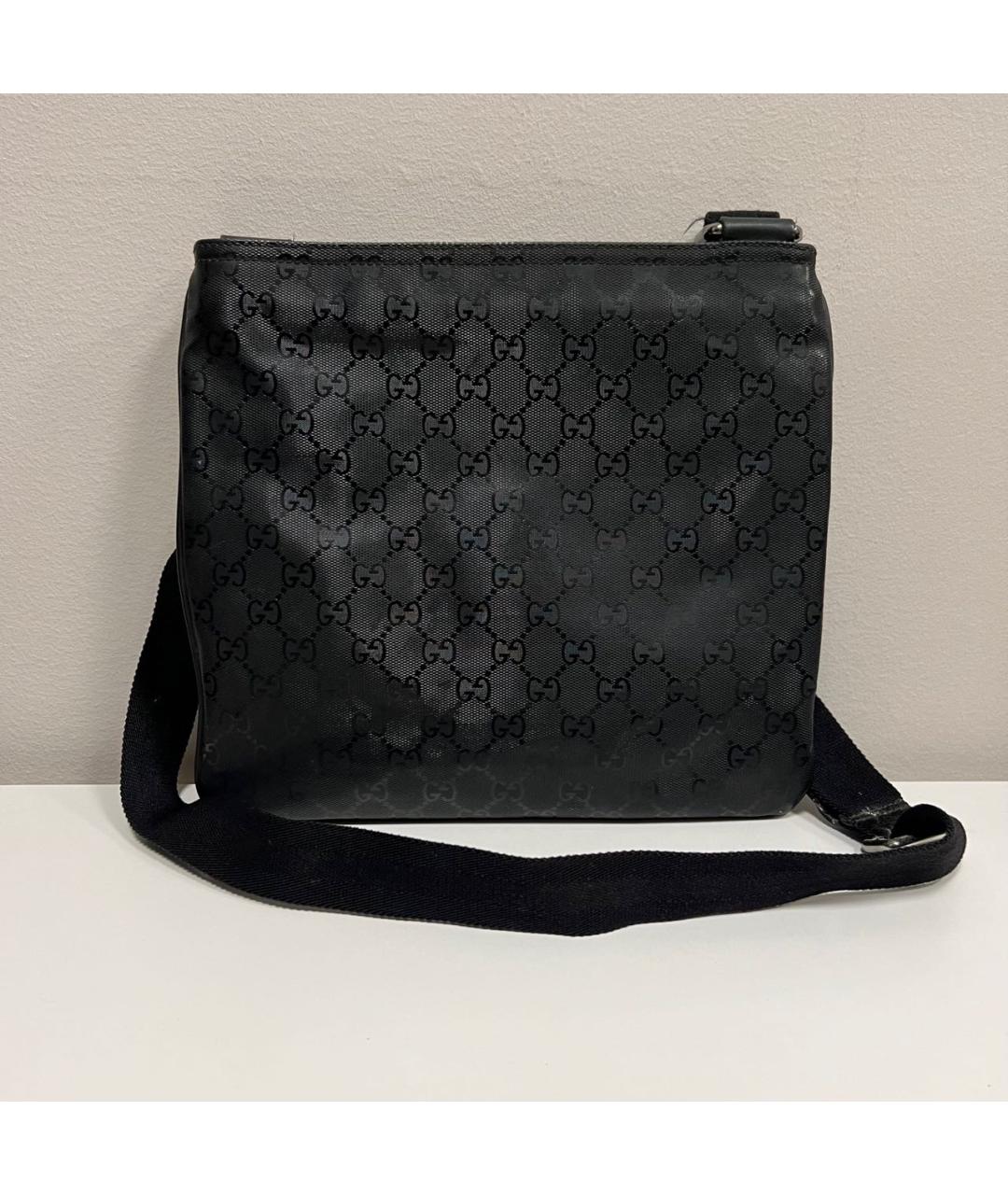 GUCCI Черная кожаная сумка на плечо, фото 3