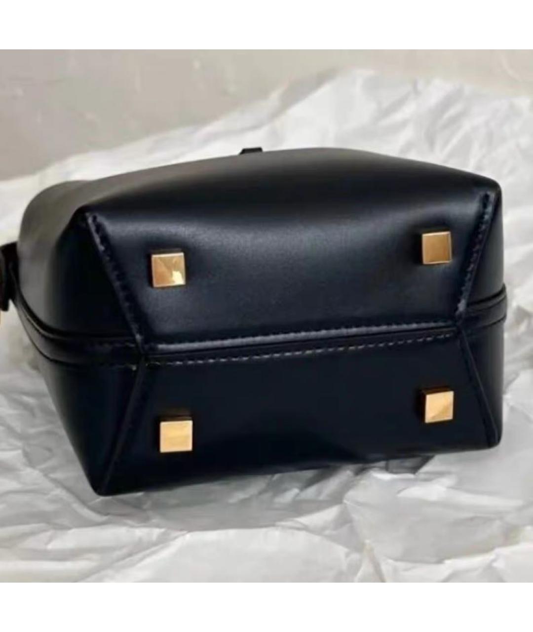 SAINT LAURENT Черная кожаная сумка через плечо, фото 3